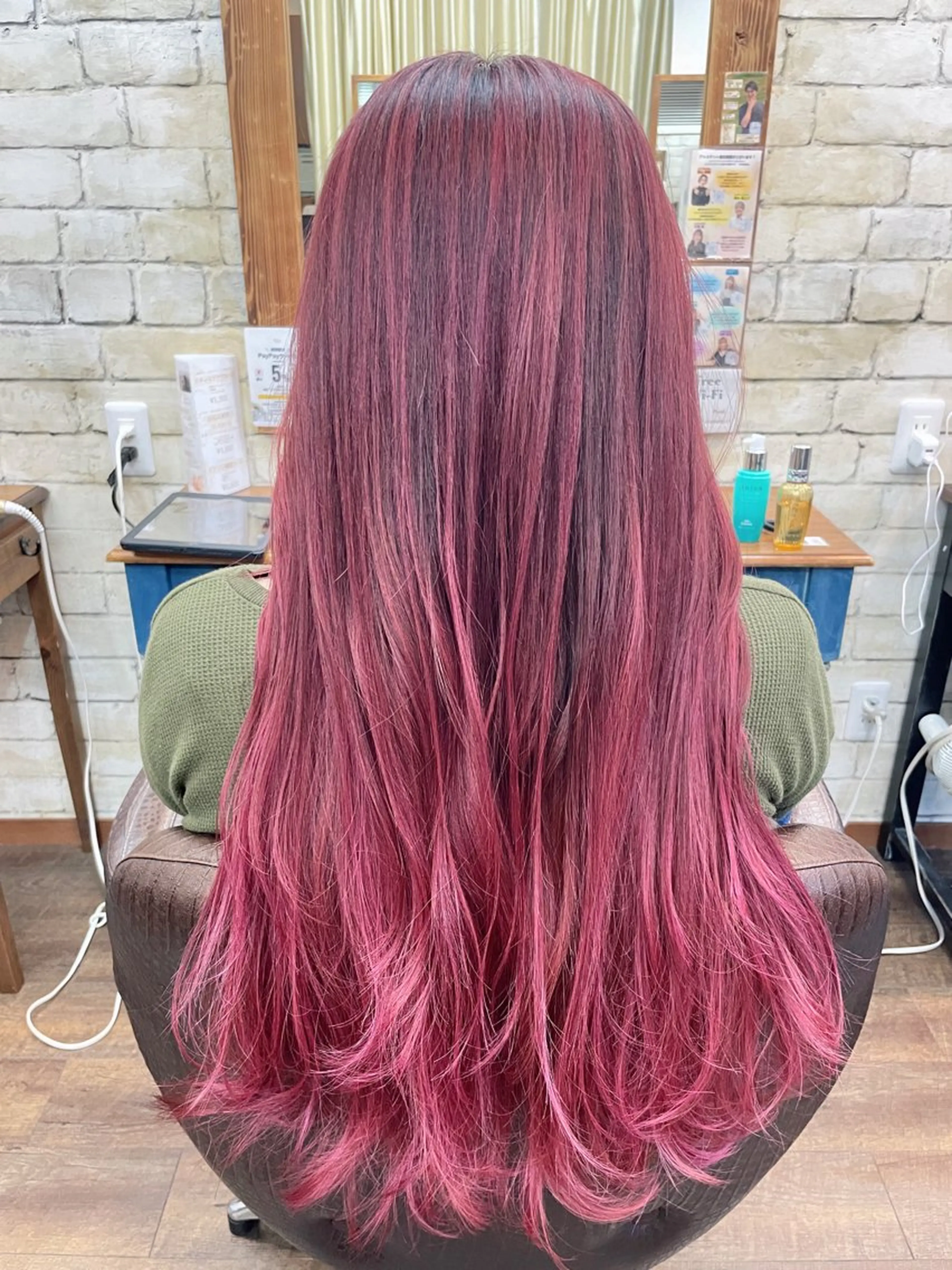 ロング カット ヘアカラー 【髪質改善✨】 sanaのヘアスタイル