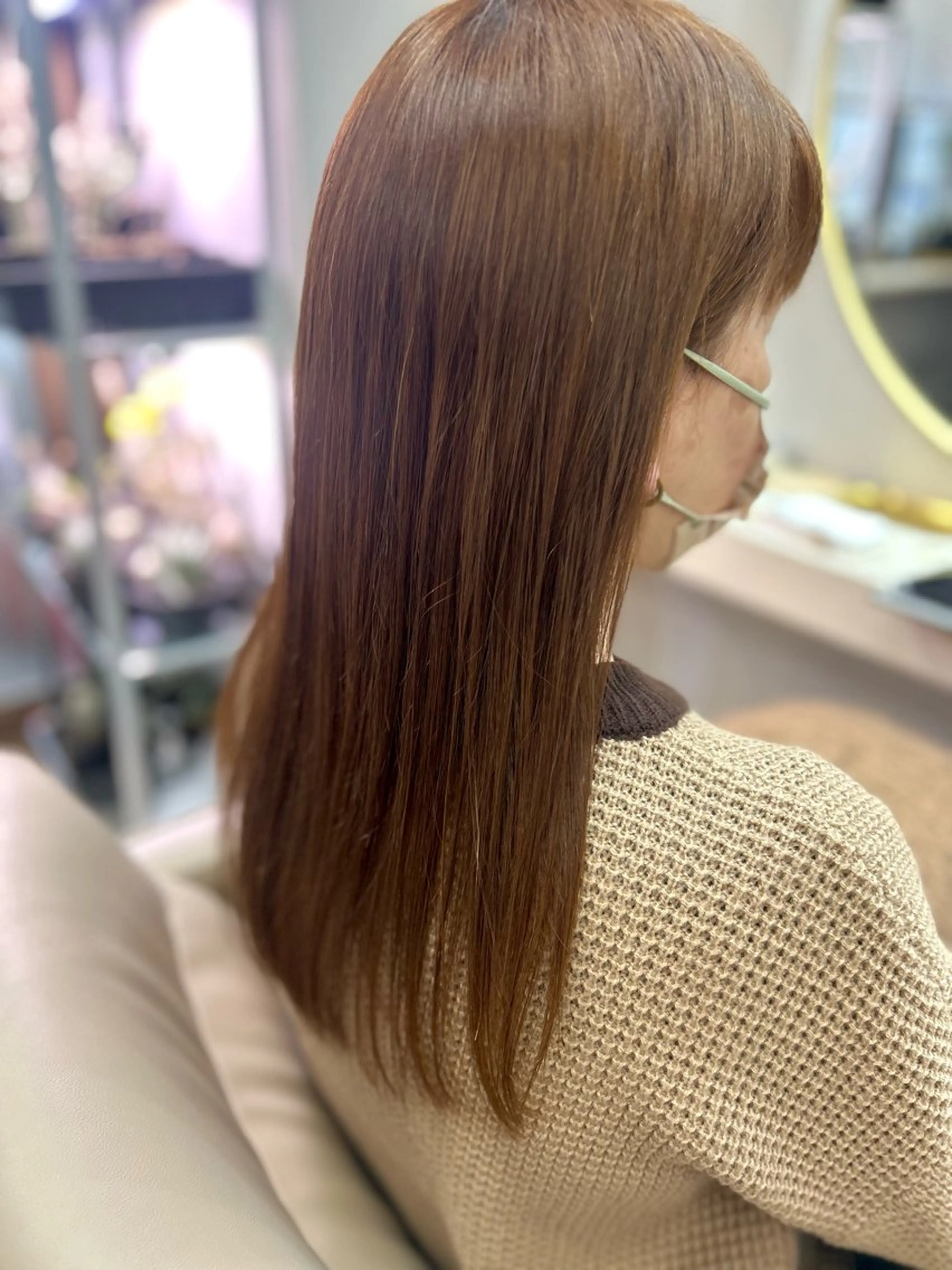 セミロング カット ヘアカラー 池田 太一のヘアスタイル