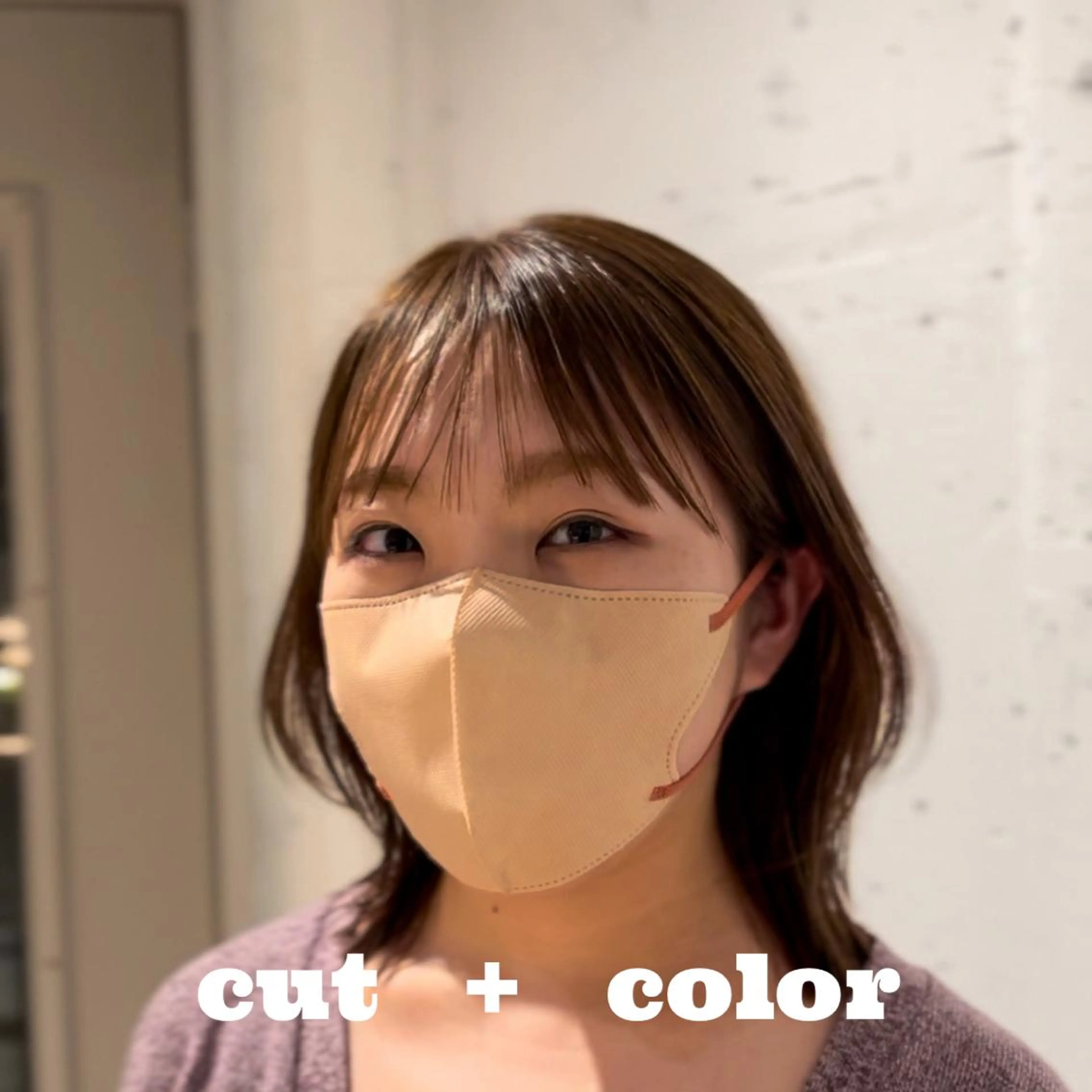 ミディアム カラー ヘアアレンジ メンズ キッズ ネイル マツエク・マツパ アイブロウ オリーブカラー 眉カラー マユクリア池袋東口店所属・メンズ眉毛サロン⚪️ マユクリア池袋東口店の眉毛・アイブロウイメージ