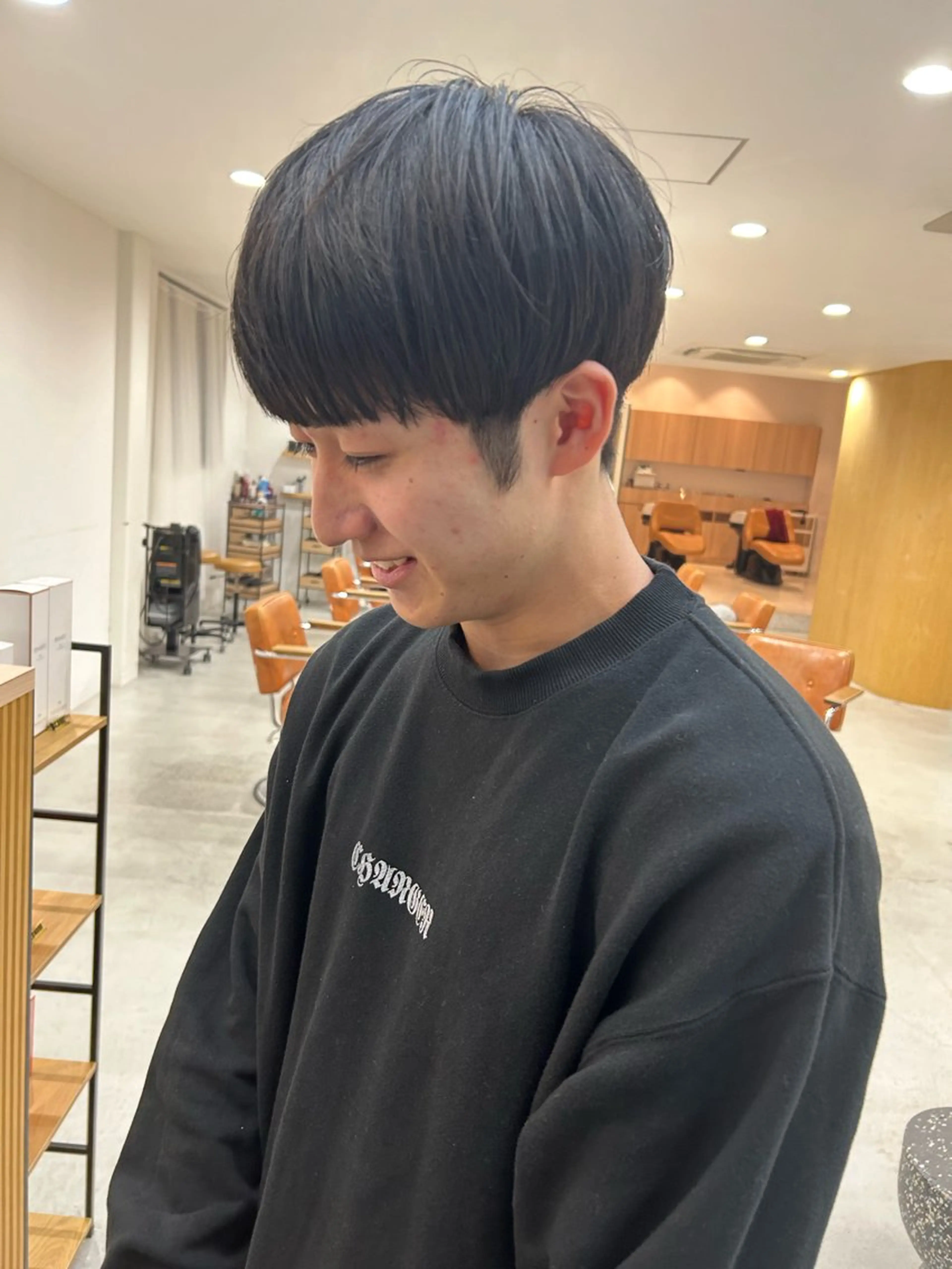 メンズ メンズ韓国風 マッシュ 刈り上げ 纐纈 大和のヘアスタイル