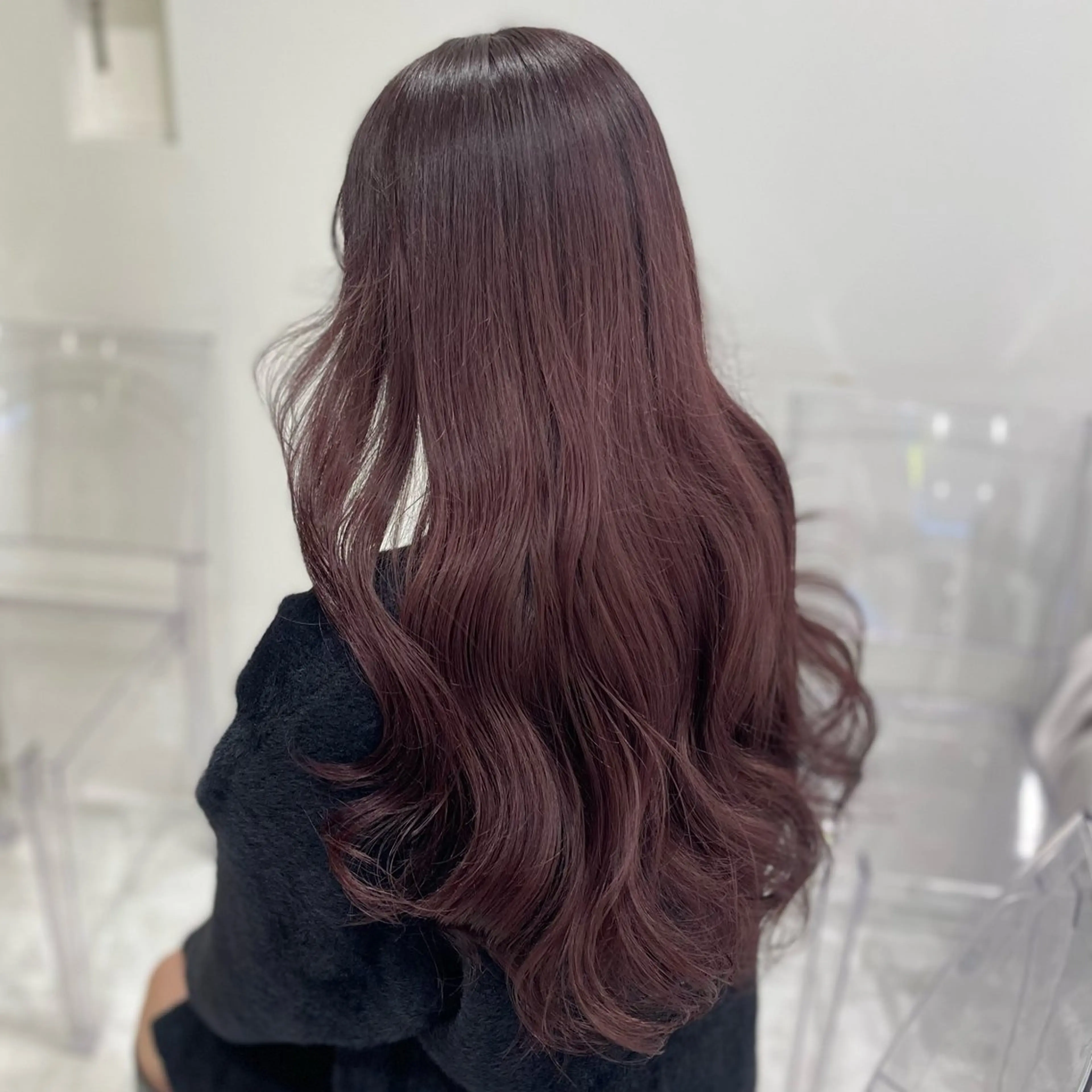 セミロング カラー 🎀🧁ダメージレス 艶髪カラー🧁🎀のヘアスタイル