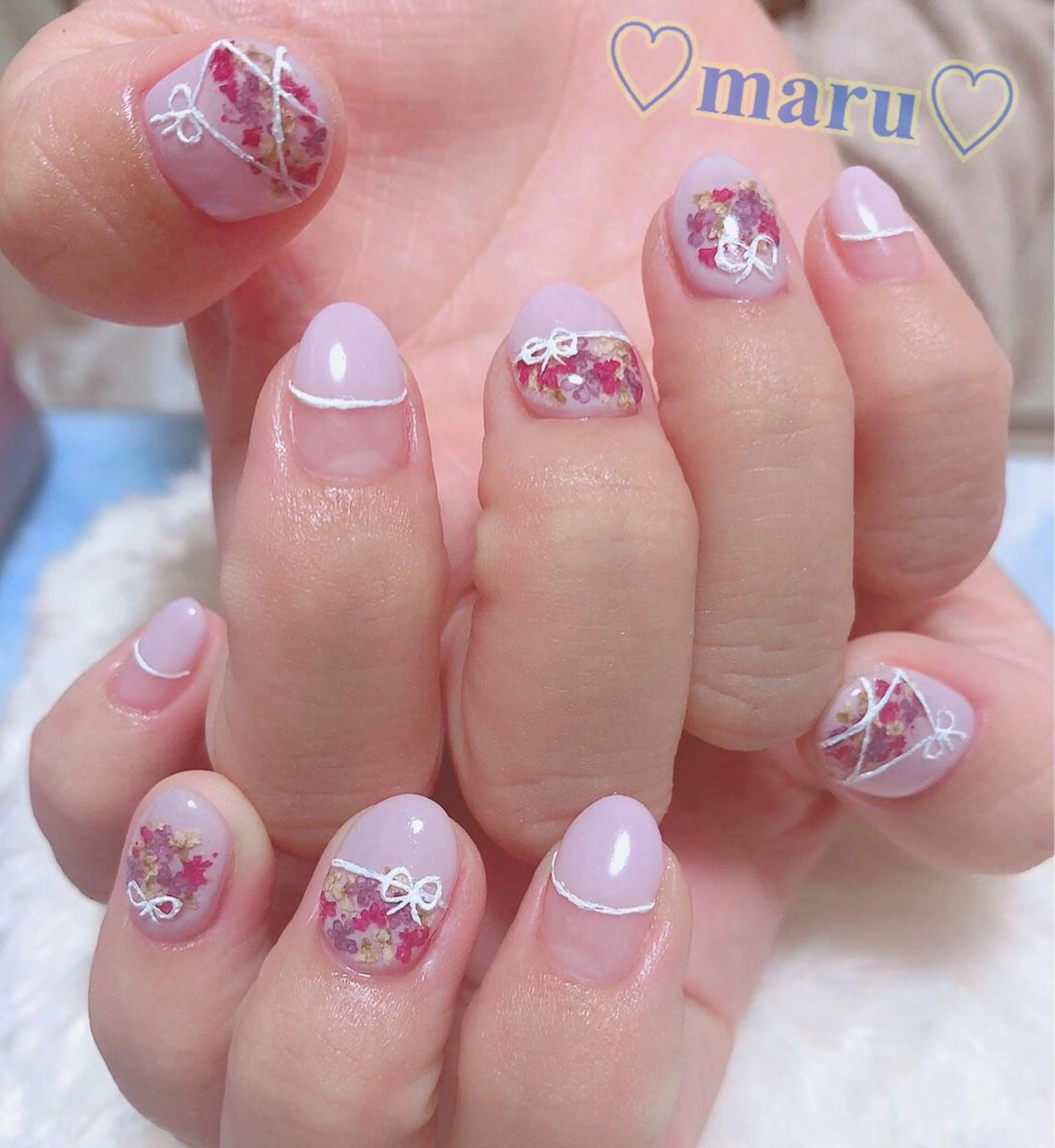 ネイル ハンドネイル フットネイル まるみ ♡のネイルデザイン