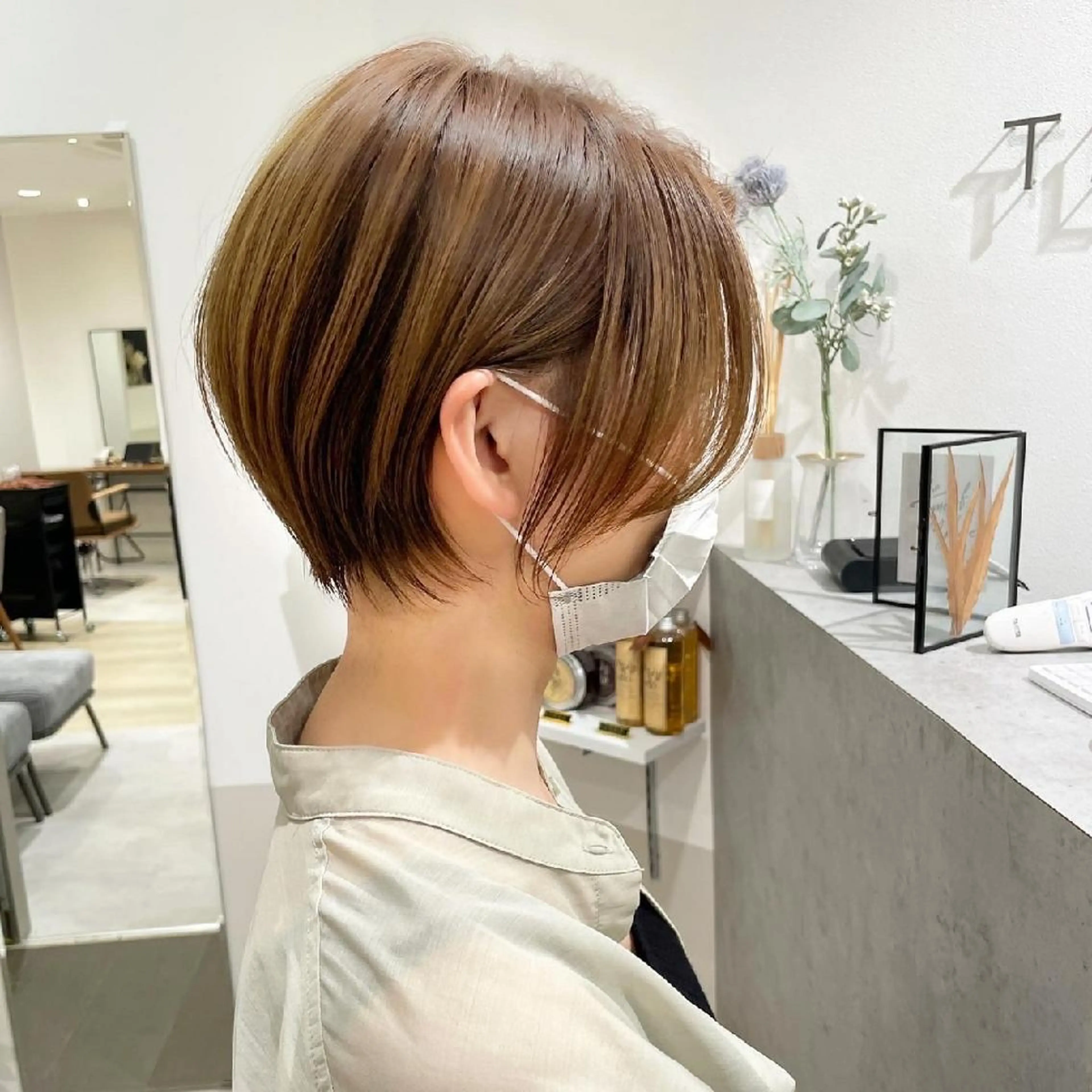 ショート ショートボブ ボブ ショートヘア TLUUS所属・髪質改善:クロスパー マ特化型⭐中西雄大✂のヘアスタイル