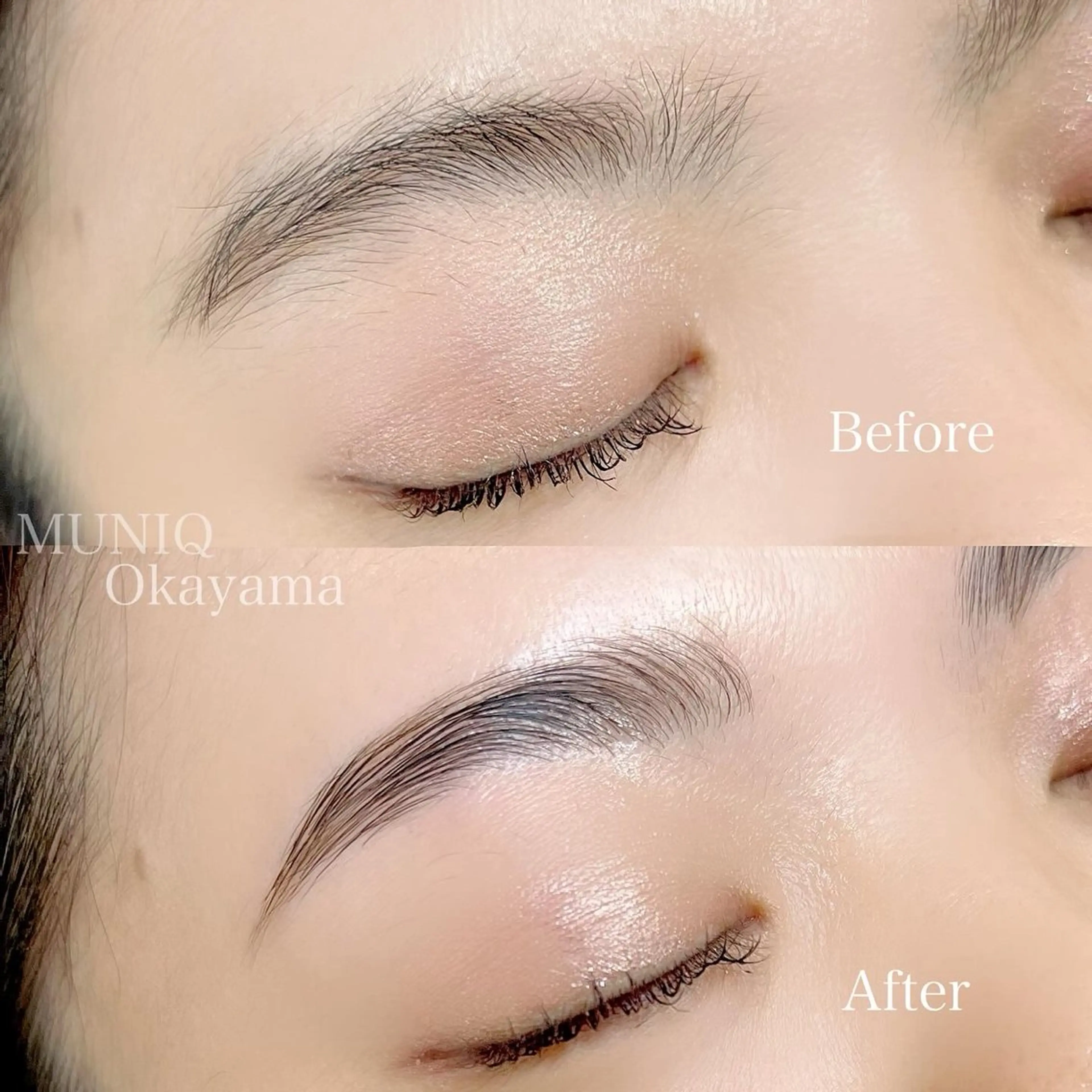アイブロウ MUNIQ ムニークのマツエク・マツパデザイン