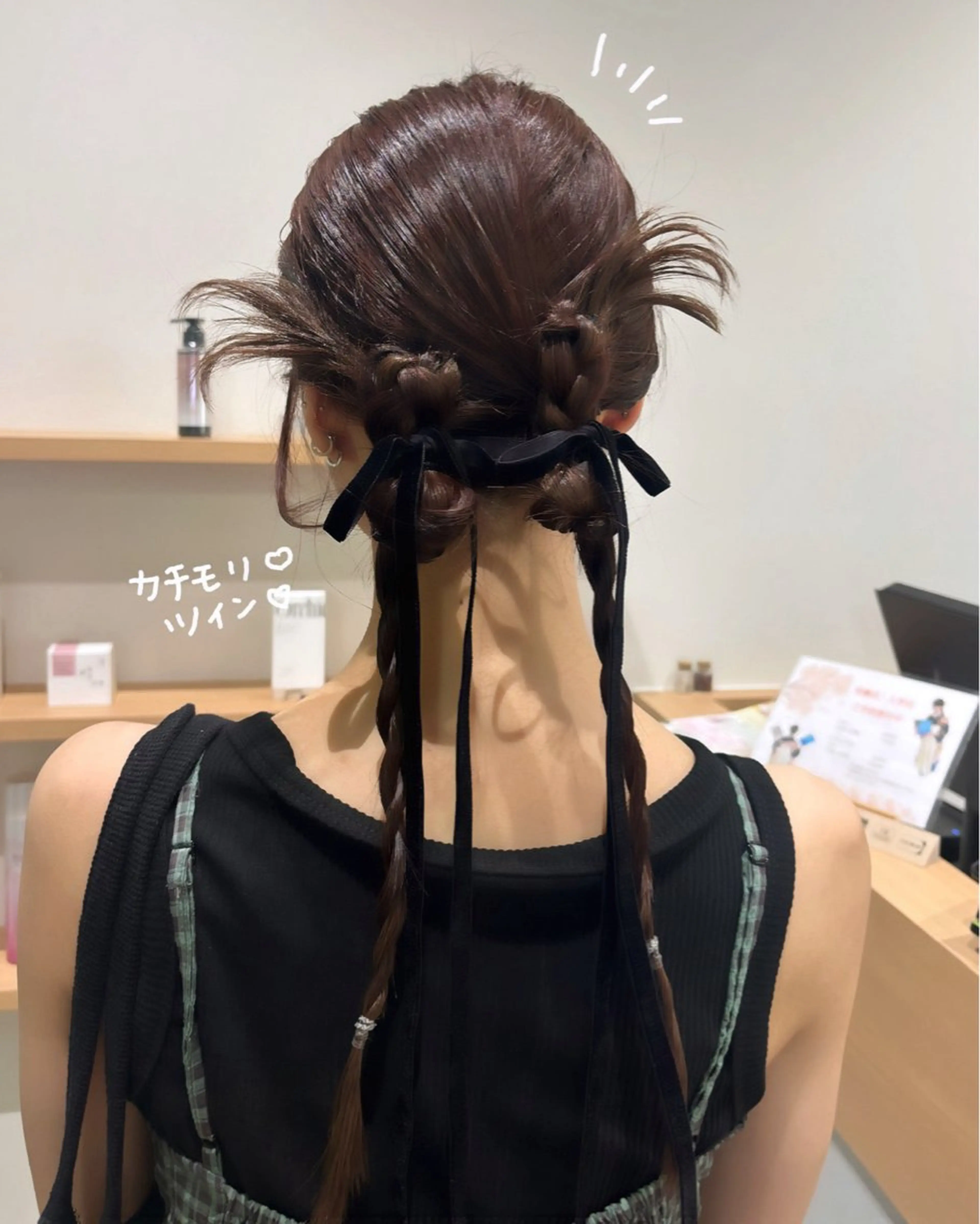 セミロング カラー ヘアセット regalo Acari🍎のヘアスタイル