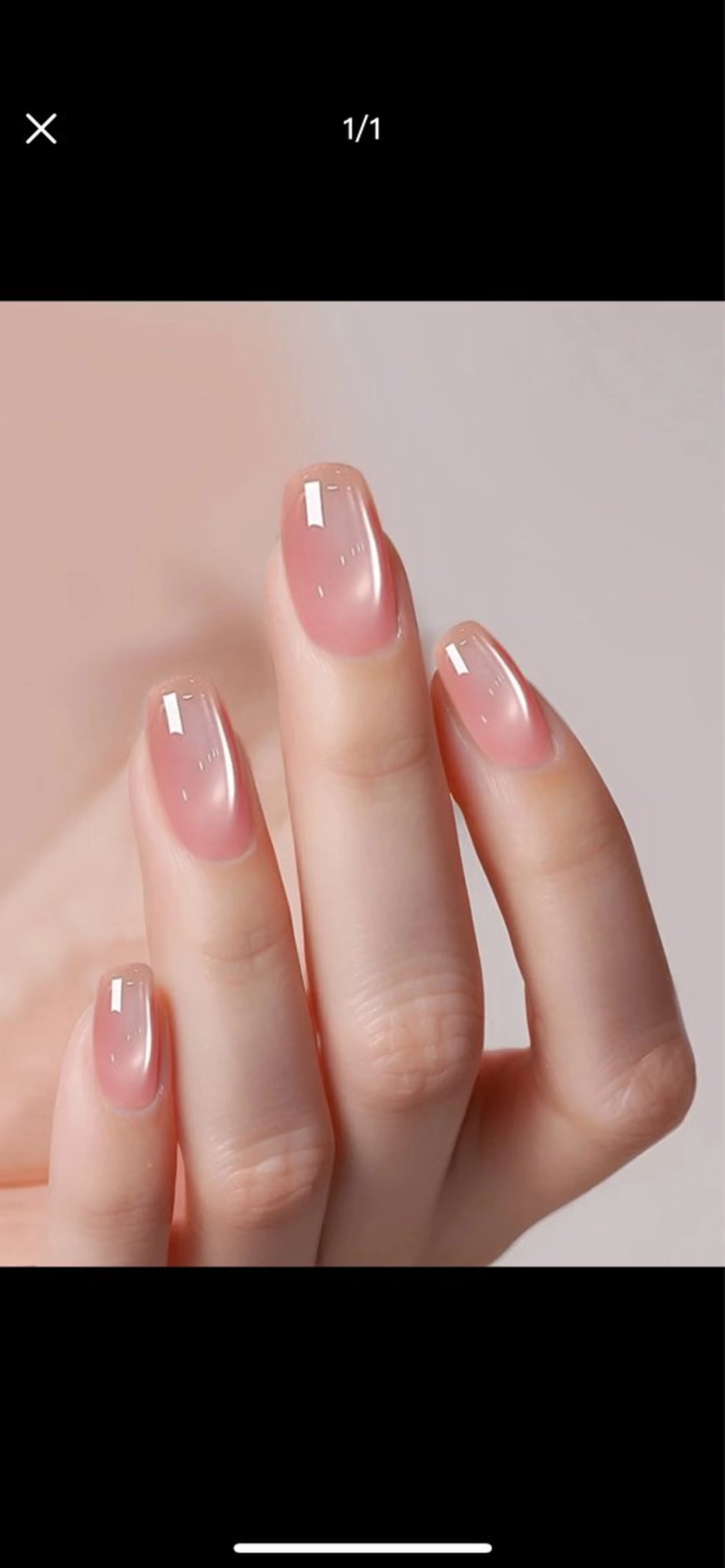 キラキラマグネットネイル、オフ無料、の写真