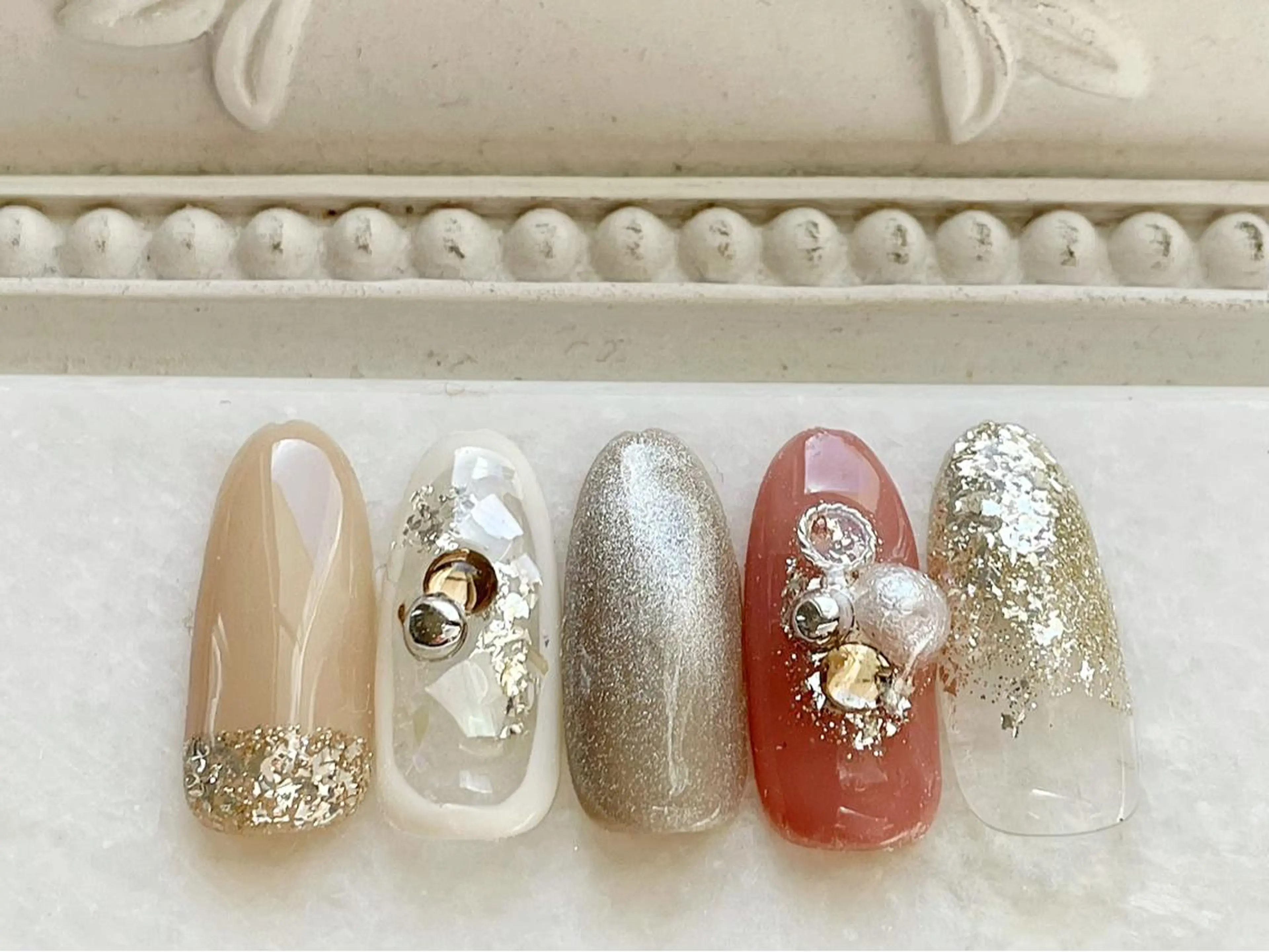 ネイル ジェルネイル パラジェル ハンドネイル Satomi  のネイルデザイン