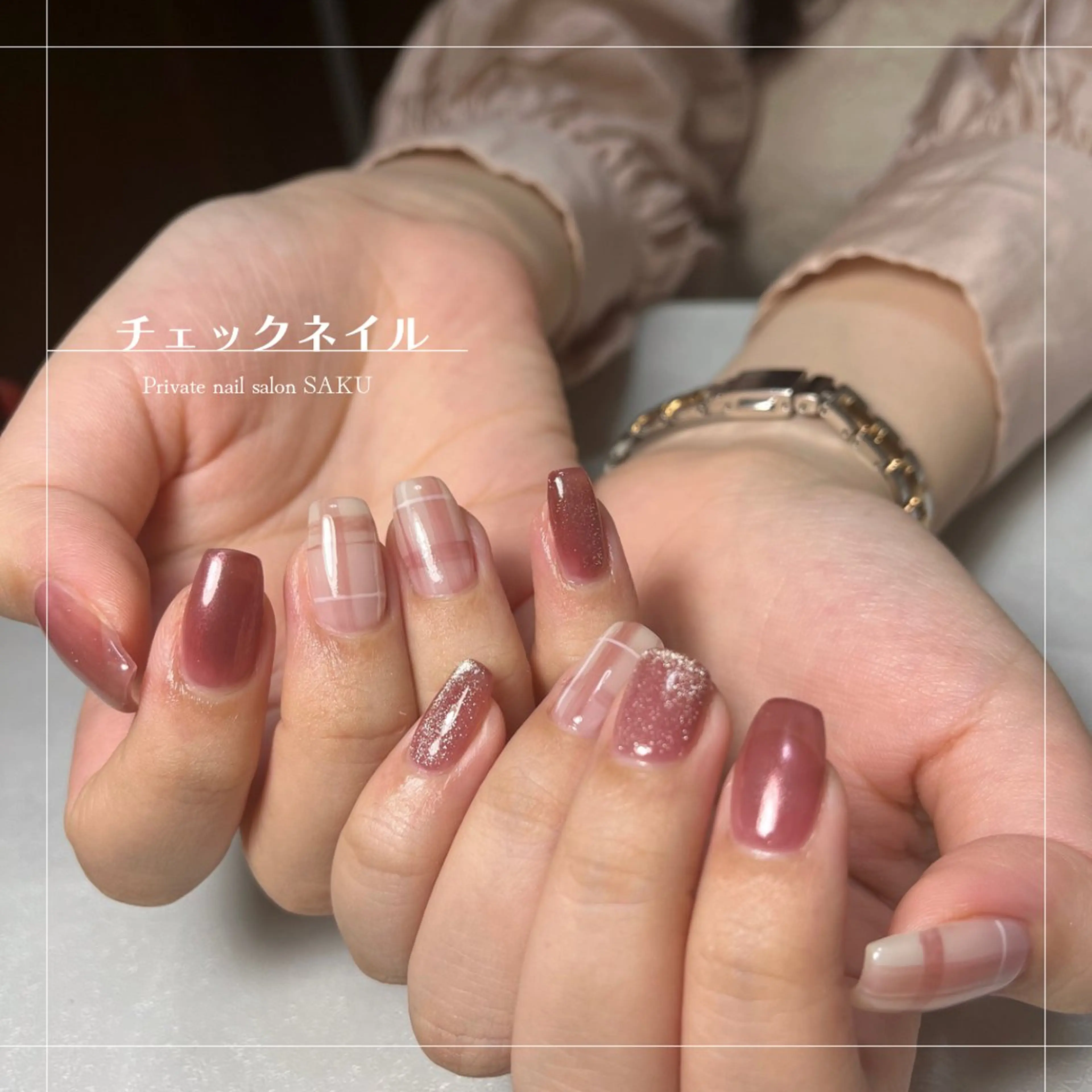 ネイル SAKU  nail[サクネイル]所属・SAKU nail 作島茜のネイルデザイン