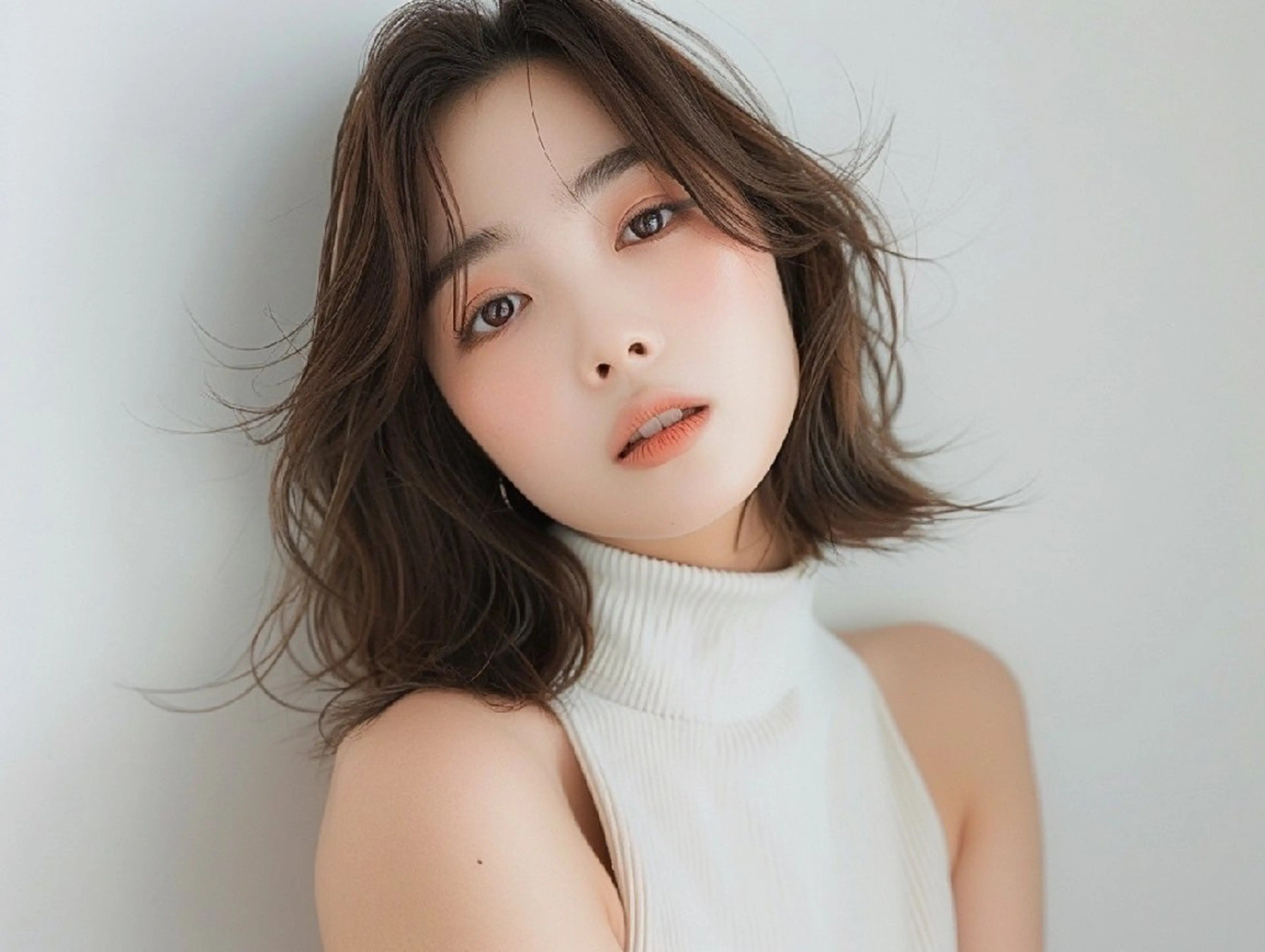 カラー 束感まつぱ🥑🤍 NATUKI🤍のヘアスタイル