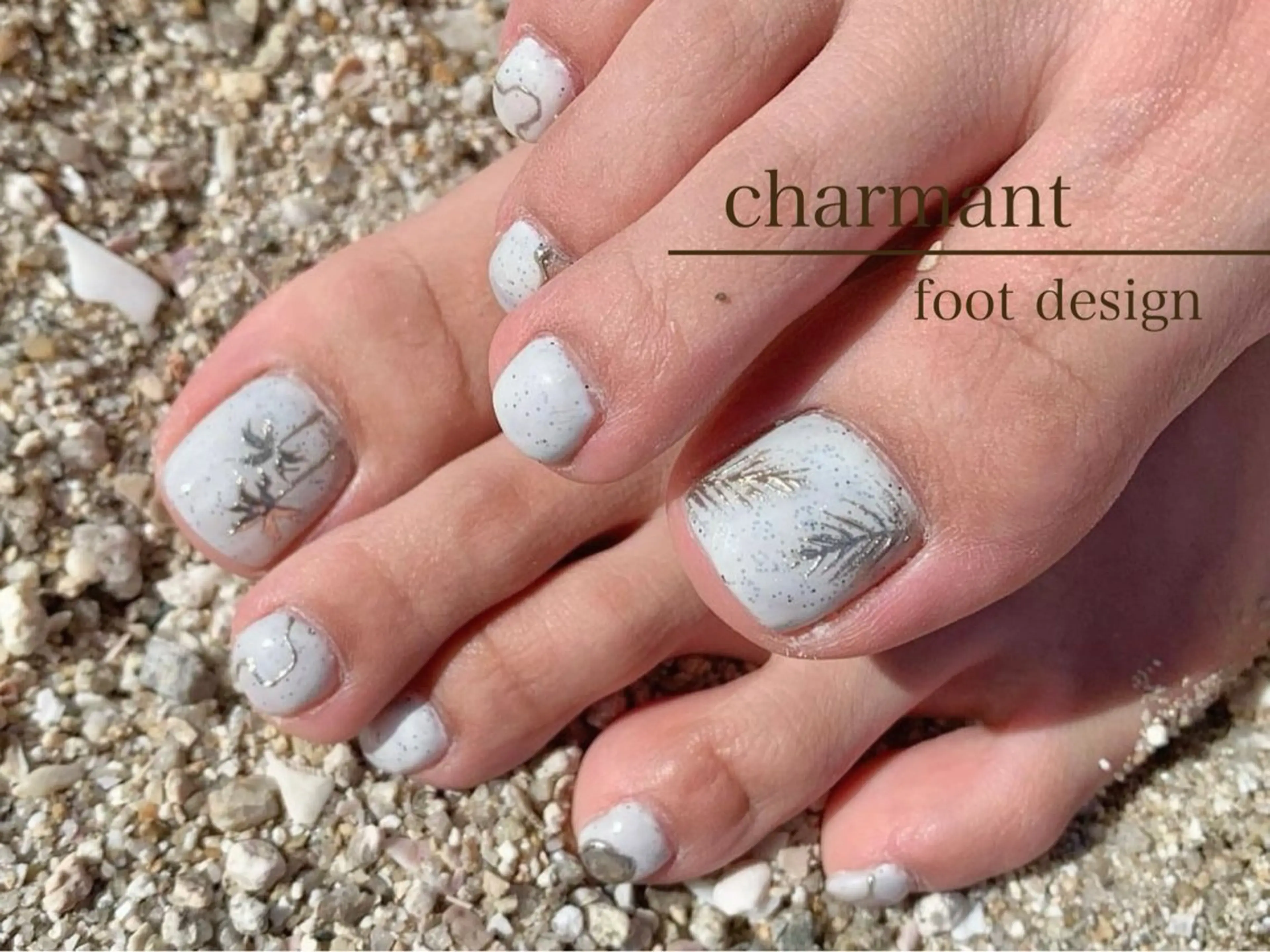 ネイル フットネイル フットネイル haruka joieangeのネイルデザイン