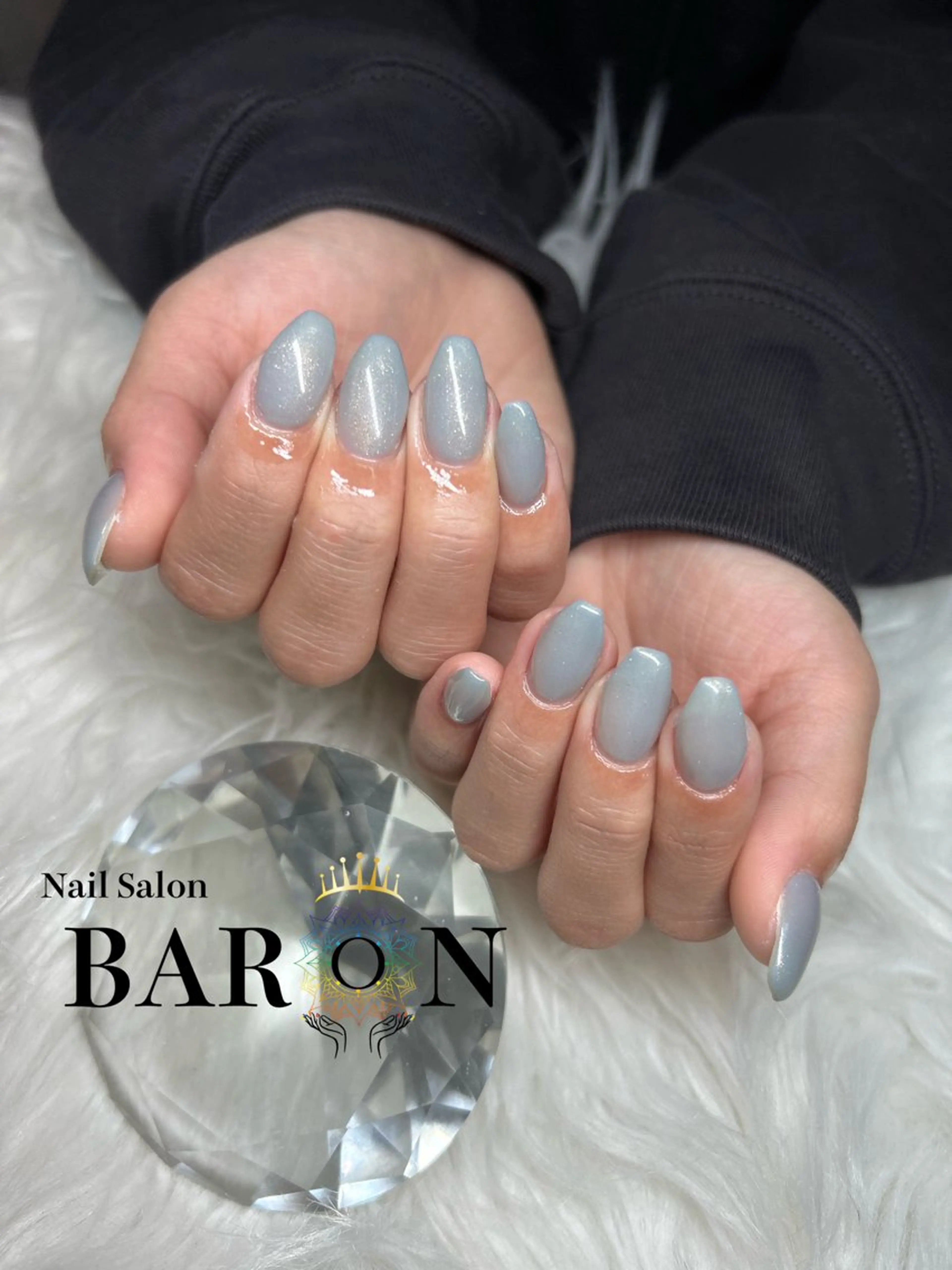 ネイル ワンカラーネイル シンプルネイル BARON AIMIのネイルデザイン