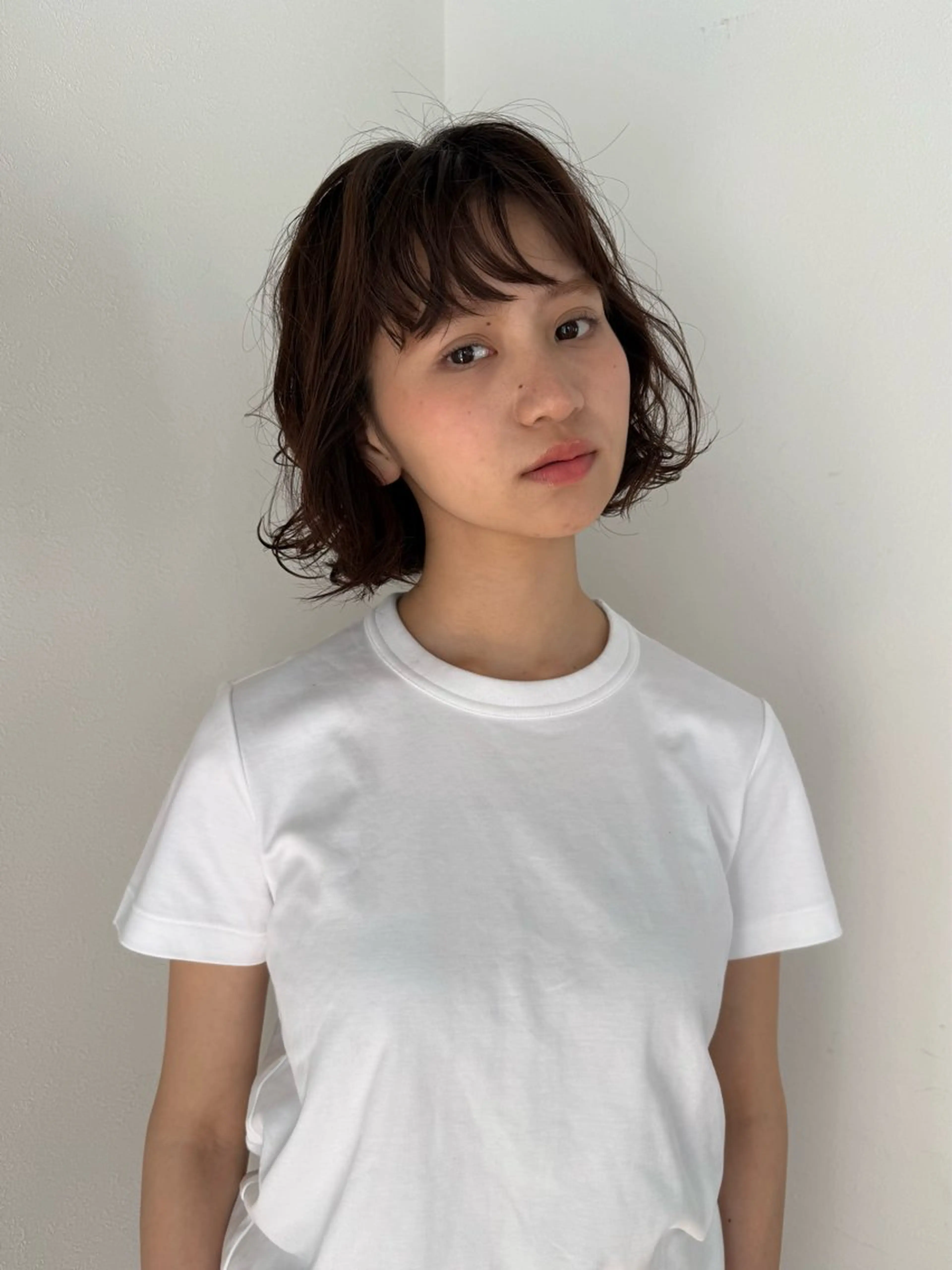 ショート カラー パーマ 高田 翔平のヘアスタイル