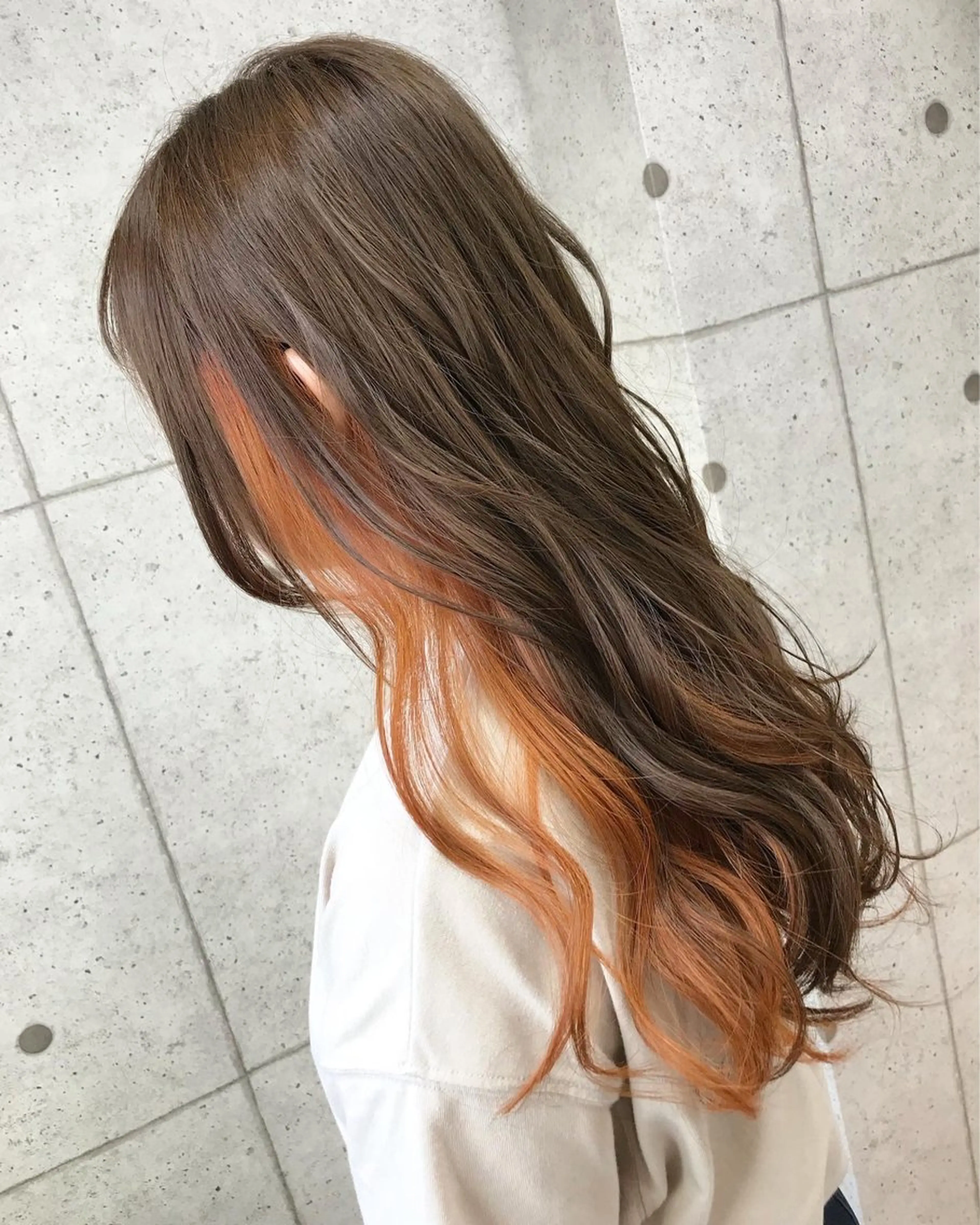 ロング カット ヘアカラー トリートメント hair teria ryu 大塚のヘアスタイル