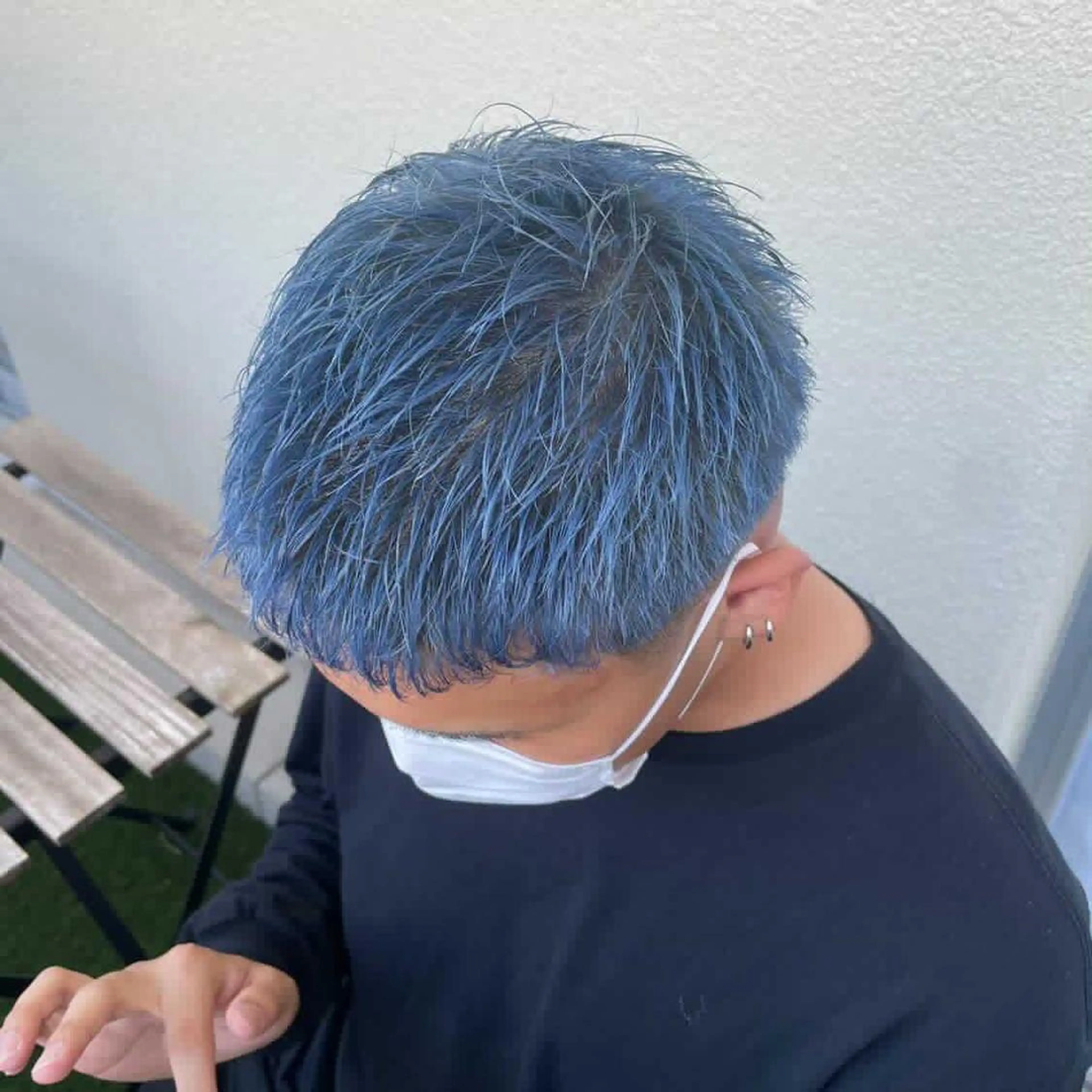 ショート メンズ メンズブリーチ メンズハイトーン ヘアカラー 🌝秦 美羽🌝のヘアスタイル