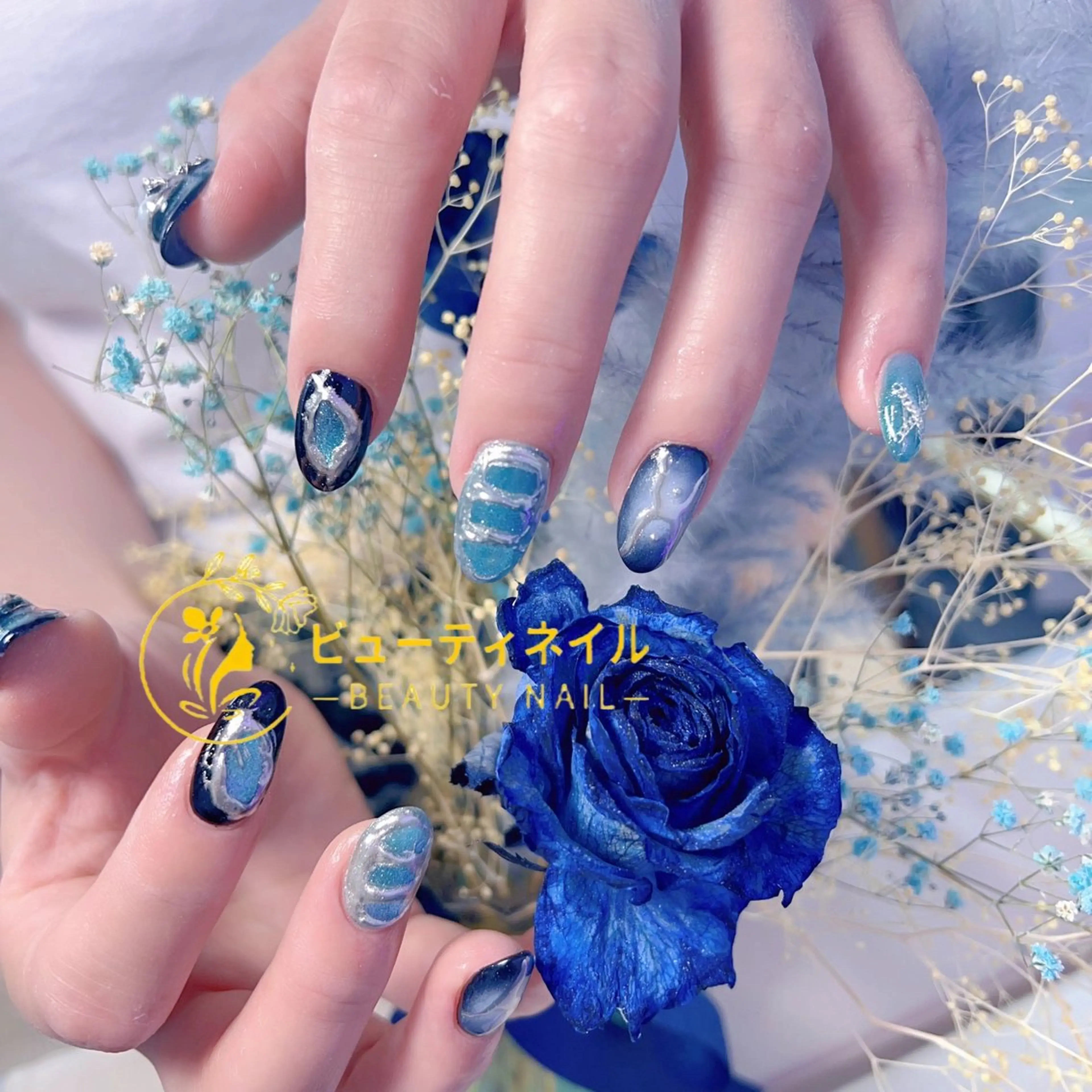 ネイル 長さ出し ジェルネイル Moonstone Salon所属・Moonstone Salonのネイルデザイン