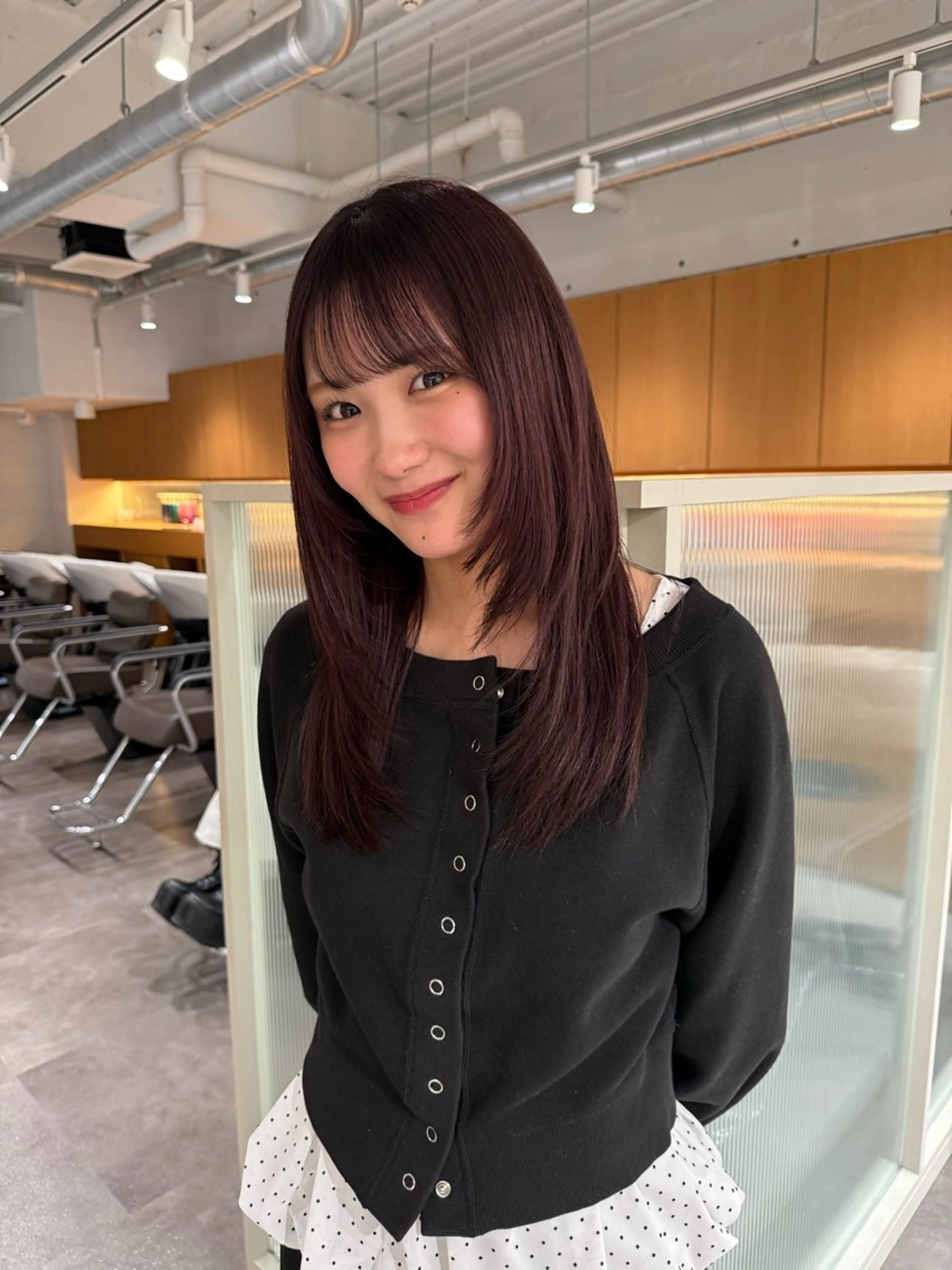 ロング ヘアカラー ユイナ/ハイトーン /透明感カラー🫧のヘアスタイル