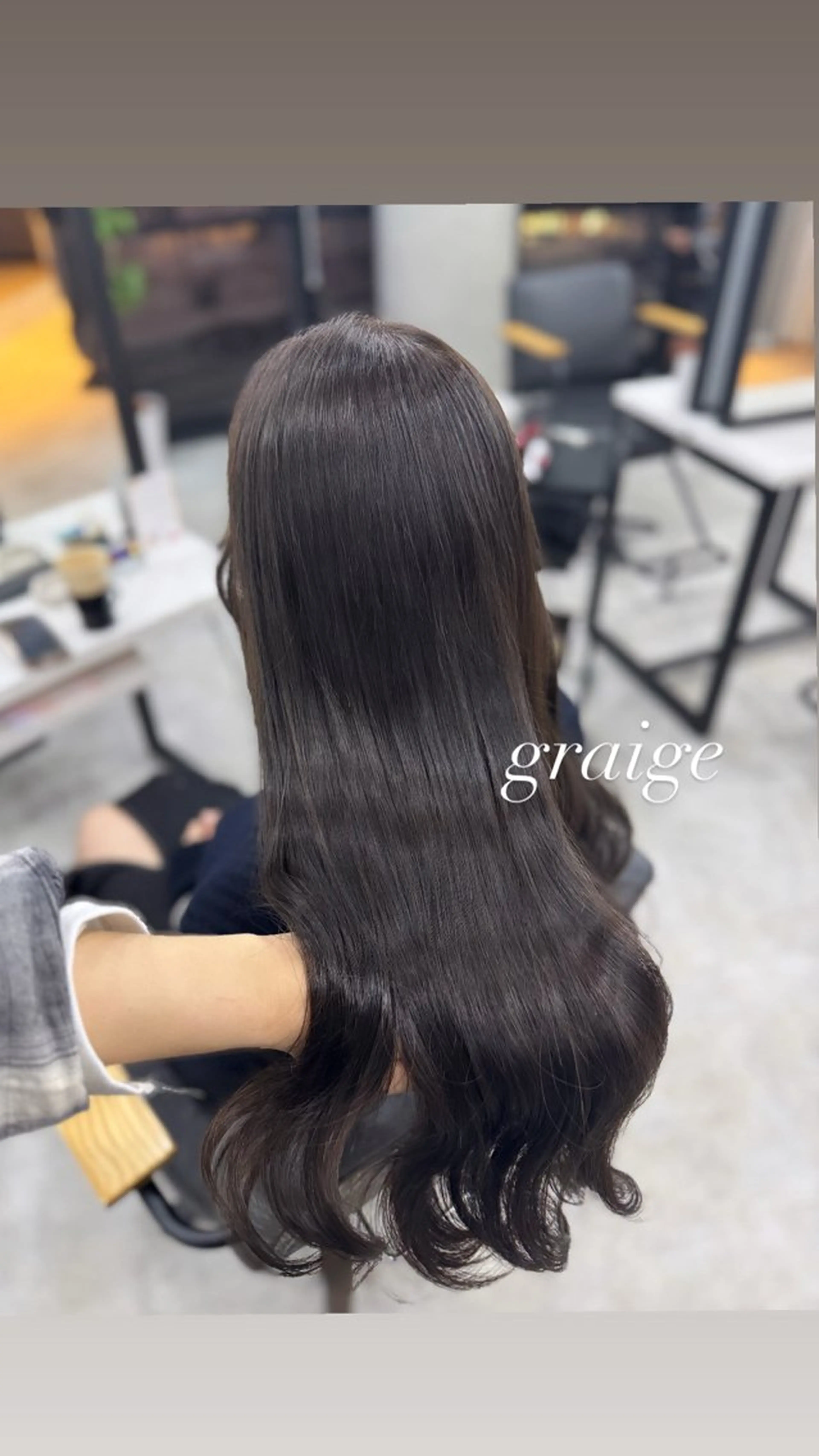 カラー アッシュ アッシュブラウン ベージュカラー 黒髪 ブリーチ カット ヘアカラー トリートメント 赤み無し柔らかカラー 【梅田】madokaのヘアスタイル