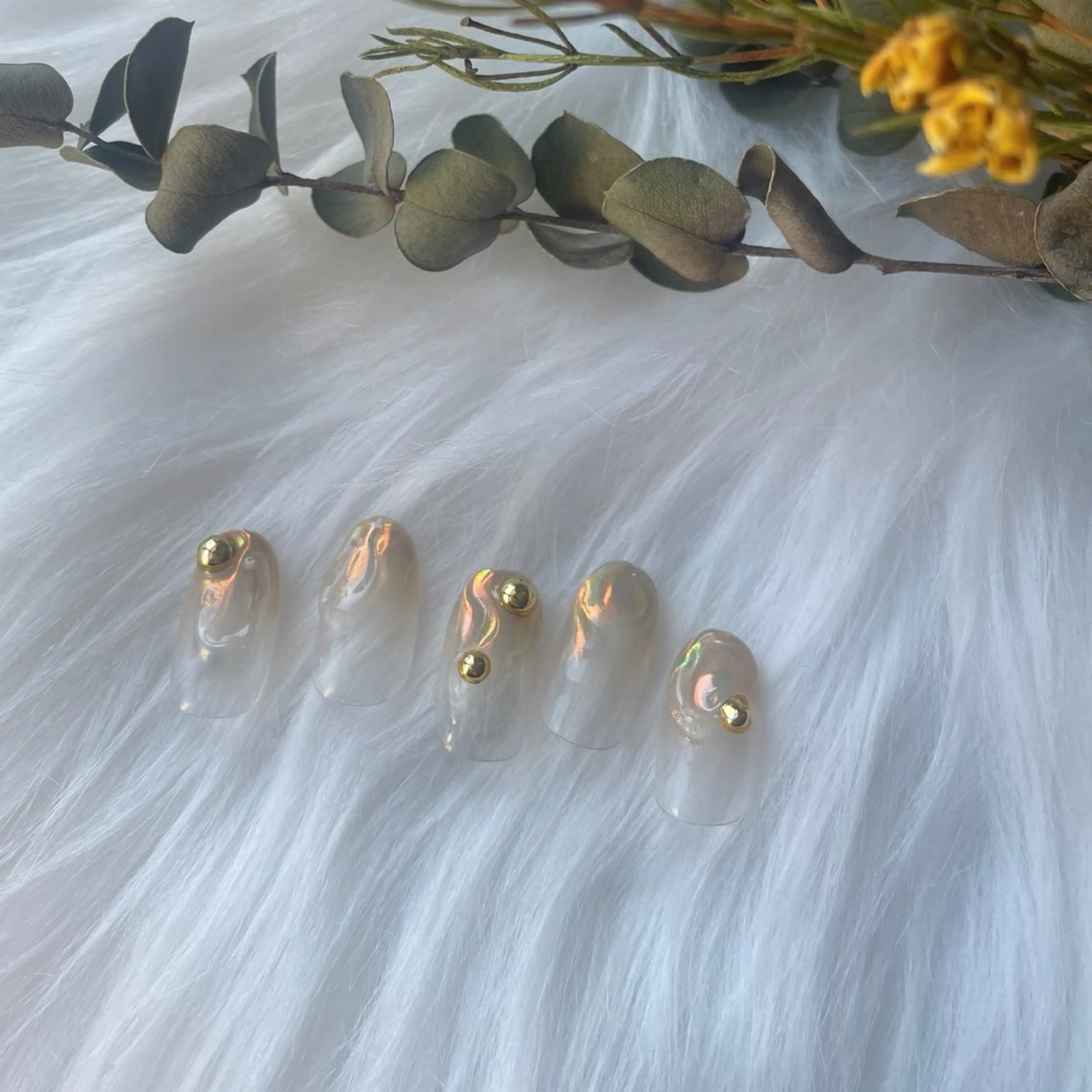 ネイル ブルー フレンチネイル キラキラネイル マグネットネイル ニュアンスネイル ハンドネイル timtam --sakiのネイルデザイン