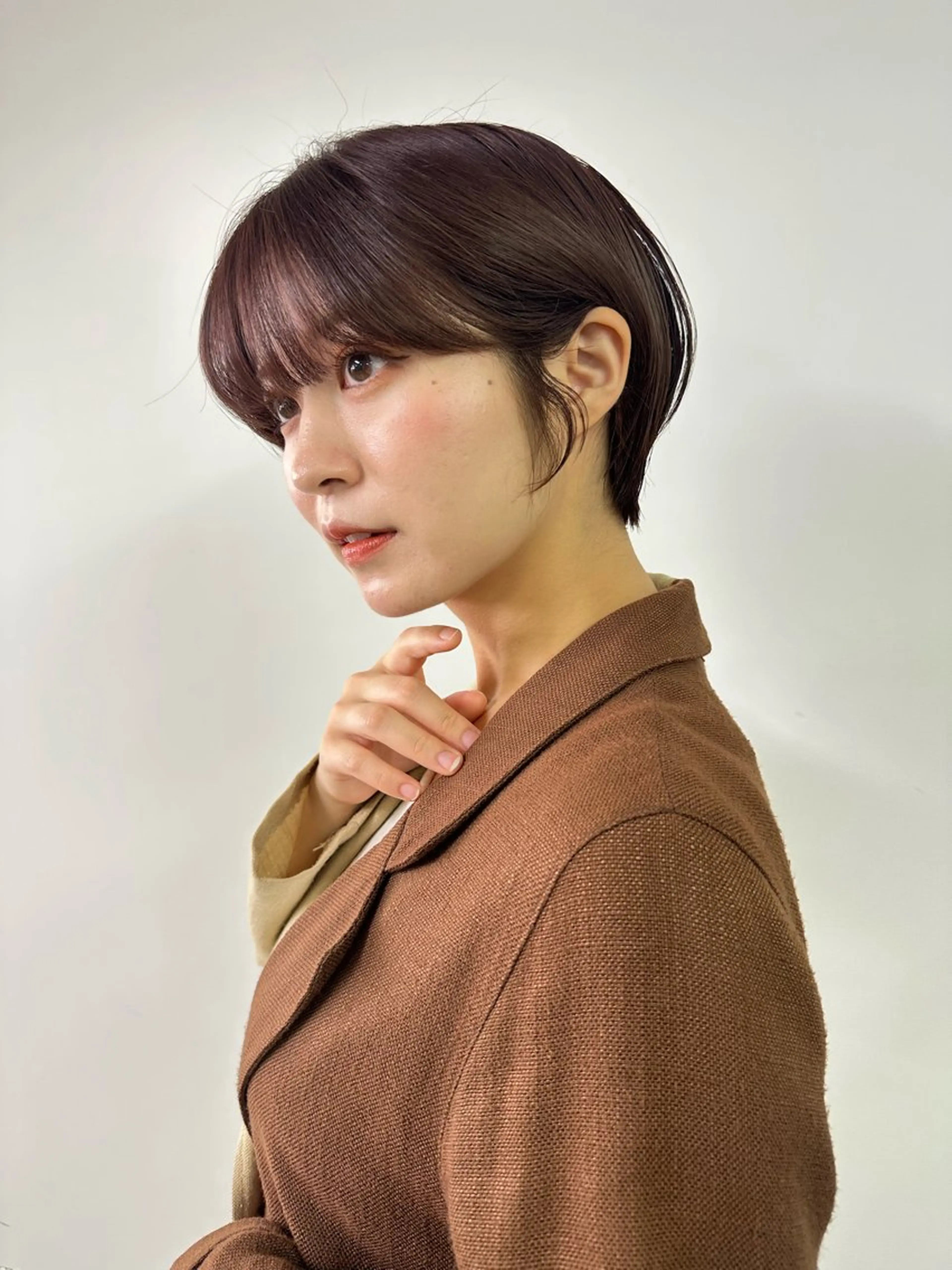 ショート 丸みショート ショートヘア カット ハイトーン/ショート /akane🐰♥️のヘアスタイル