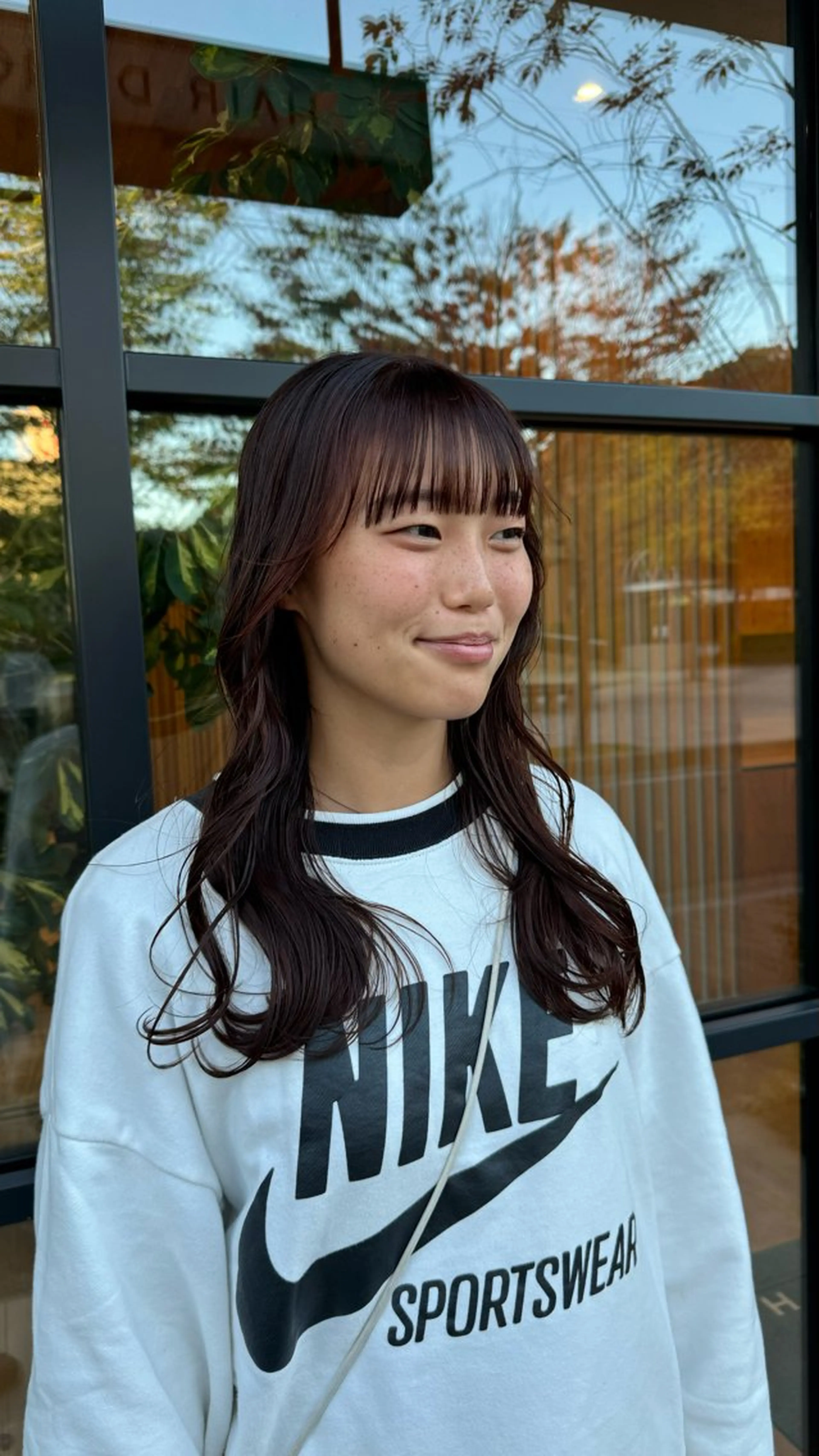 ロング 久屋大通/ 切りっぱなしボブのヘアスタイル