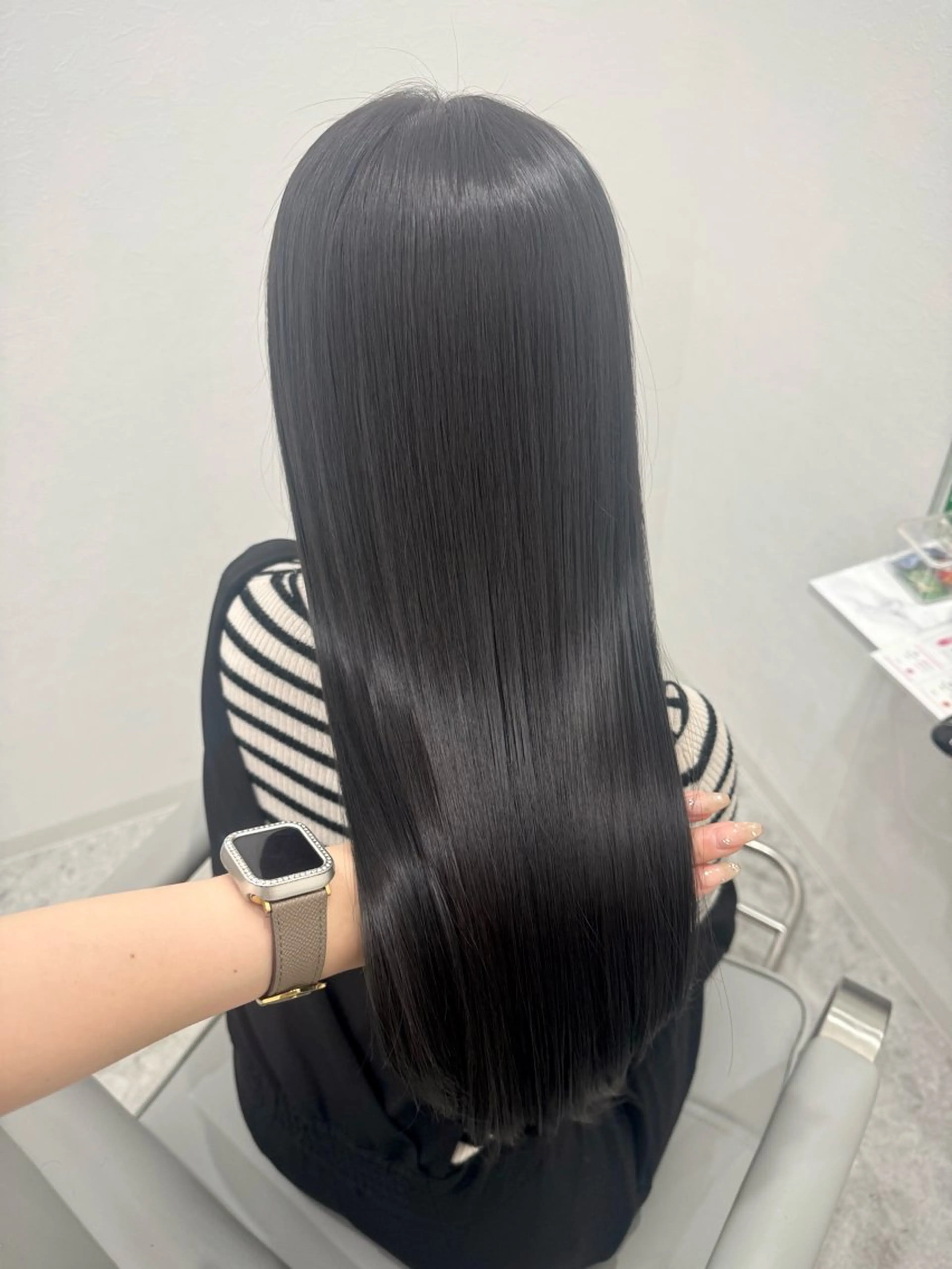 ロング カラー 髪質改善 トリートメント カット ヘアカラー トリートメント 💎縮毛矯正/透明感 カラー💎椎葉みひろのヘアスタイル