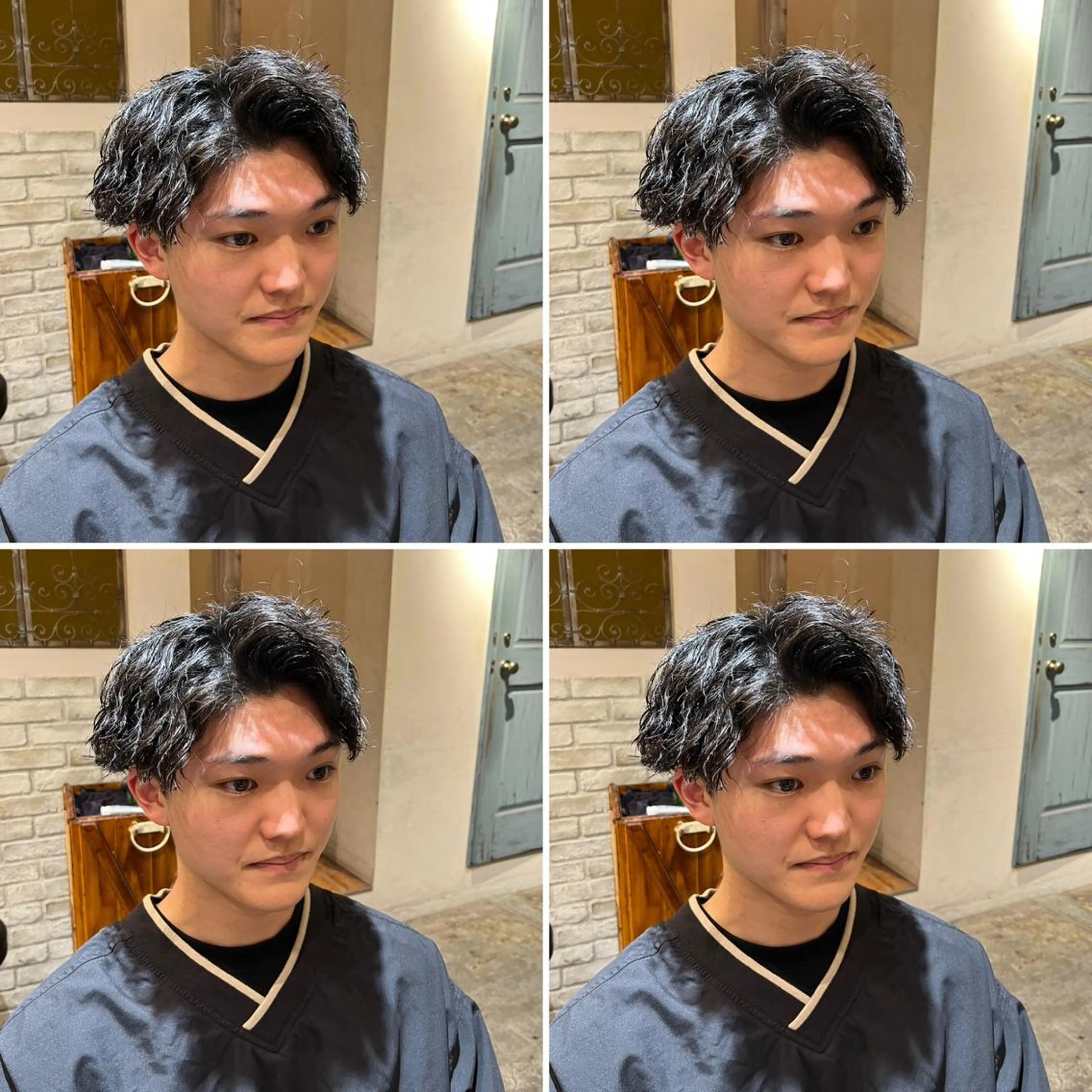 パーマ メンズ カット パーマ トリートメント ヘアセット 👑メンズパーマ特化 店長望月謙二郎👑のヘアスタイル