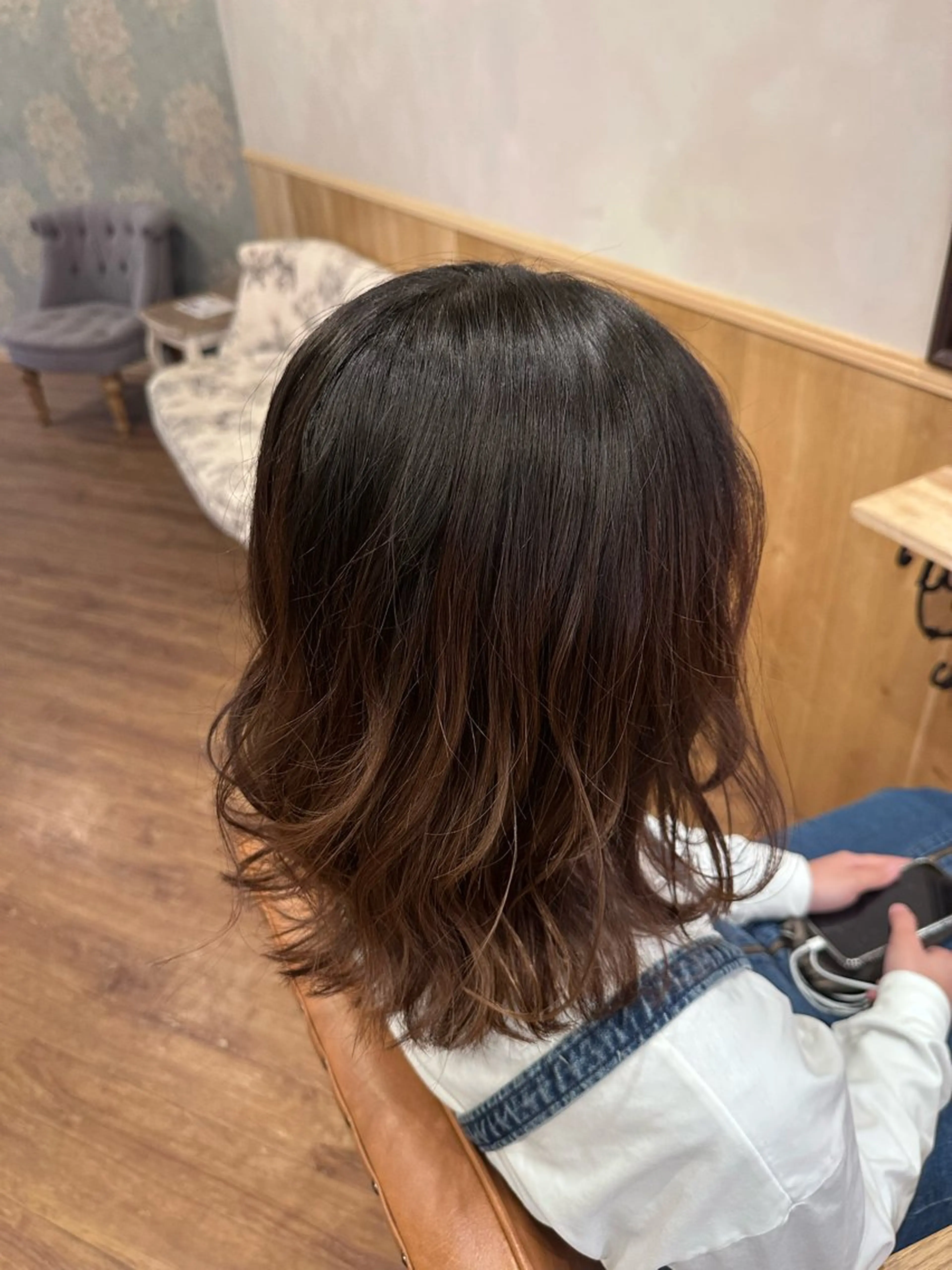 ミディアム 髪質改善・艶カラー HIROTOのヘアスタイル