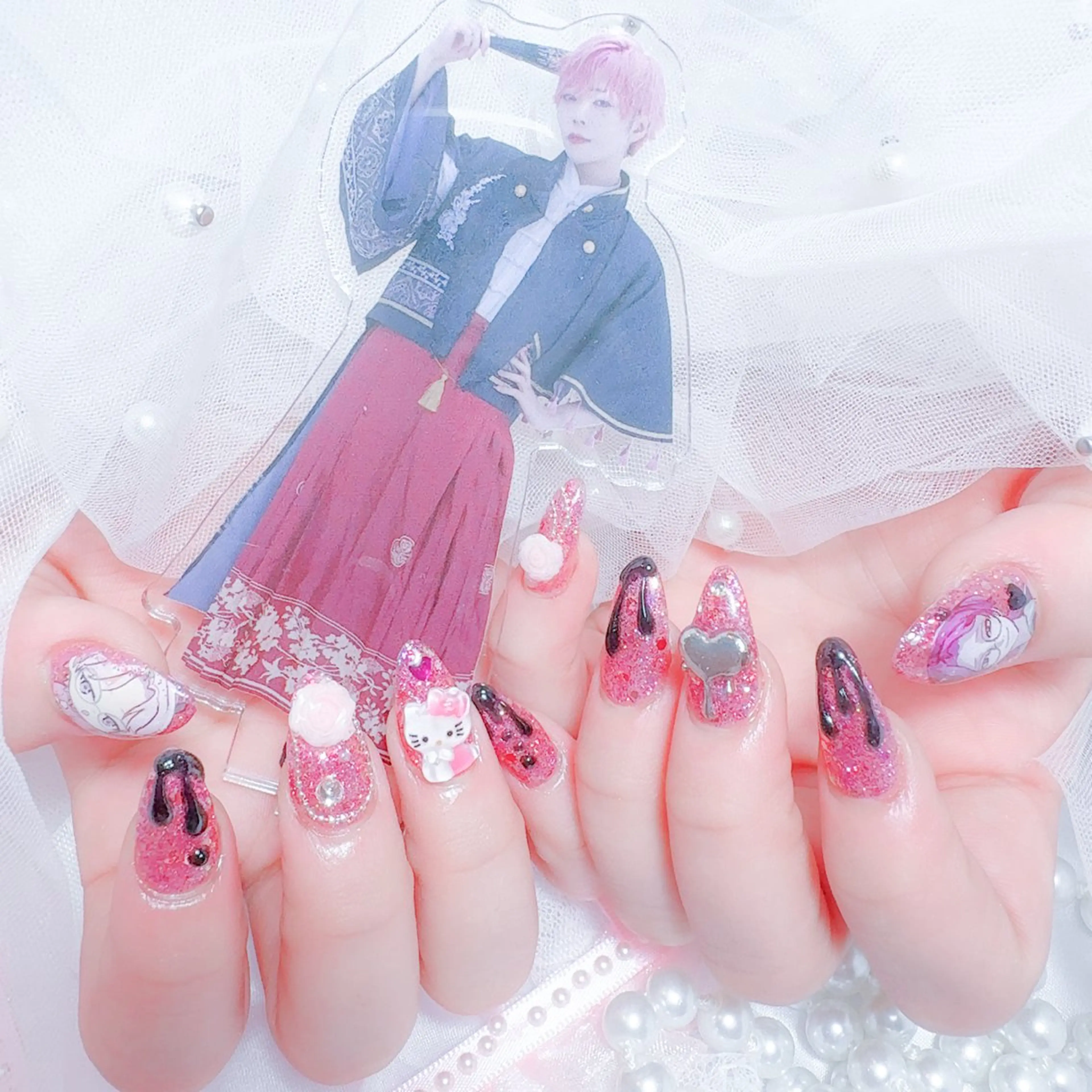 ネイル ジェルネイル 韓国ネイル ミラーネイル パラジェル シンプルネイル tomo Hwanyのネイルデザイン