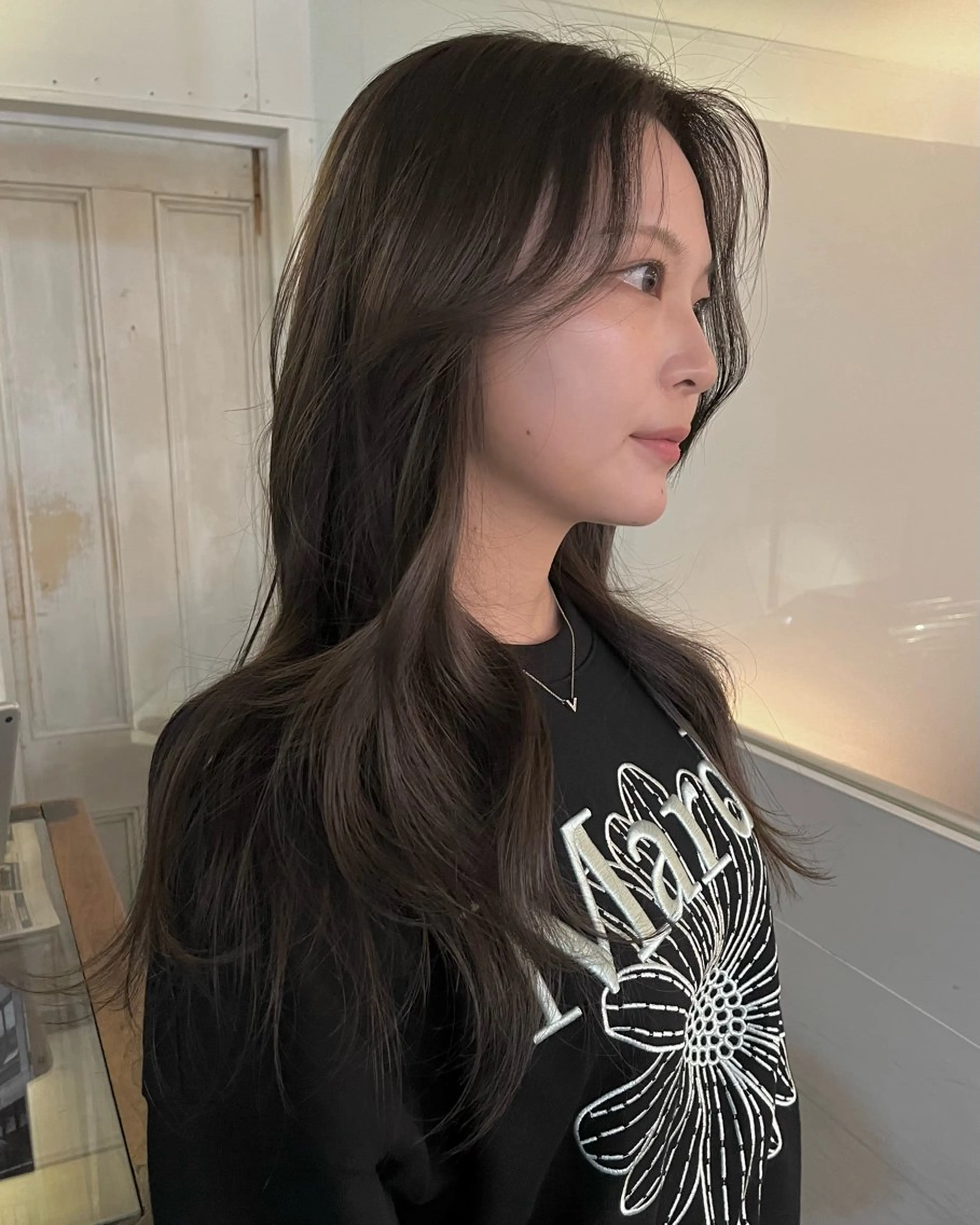 セミロング ヘアカラー ブリーチなし/透明感 /ショート/大世のヘアスタイル