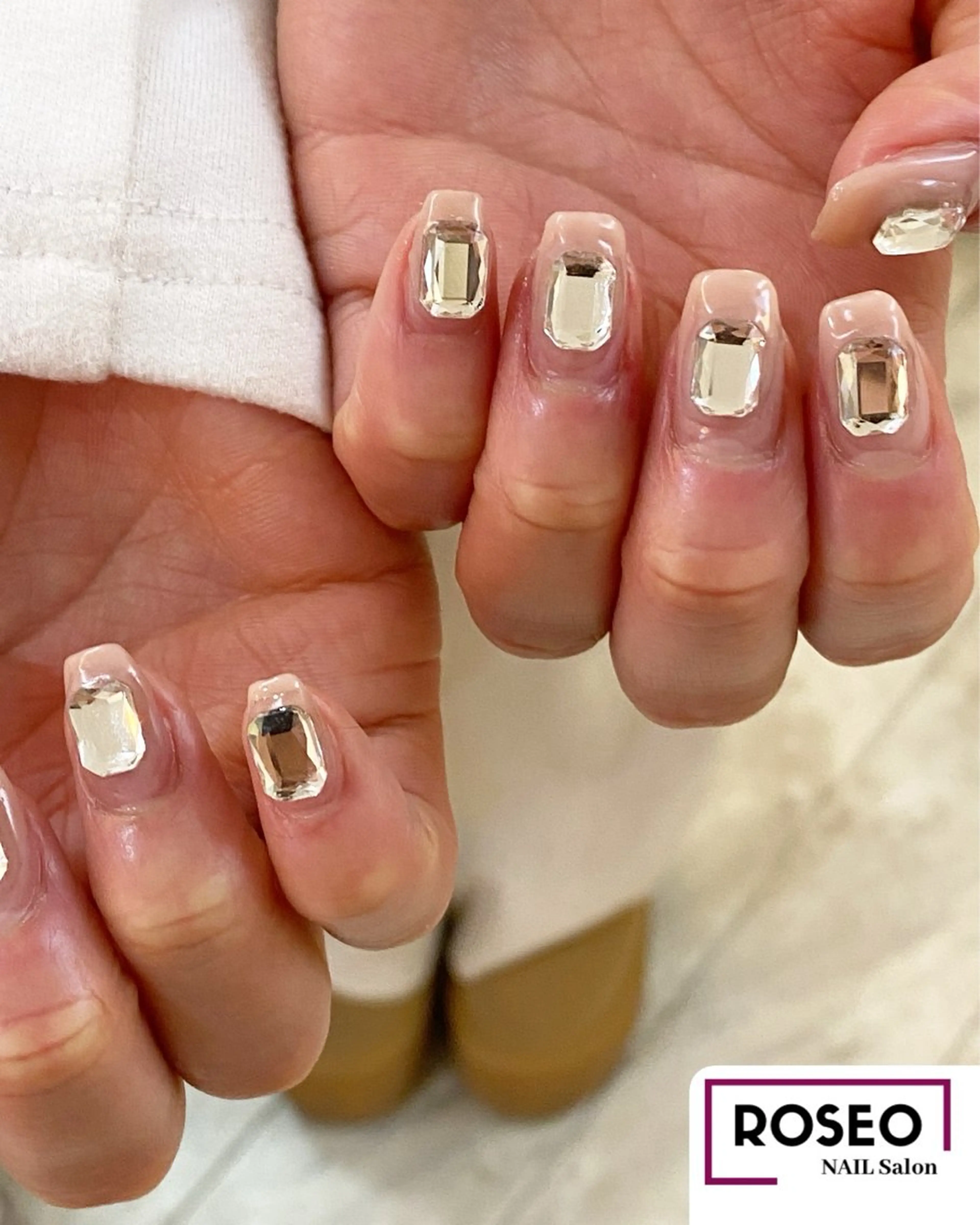 ネイル ワンカラーネイル 渋谷ネイルサロン ロゼオのネイルデザイン