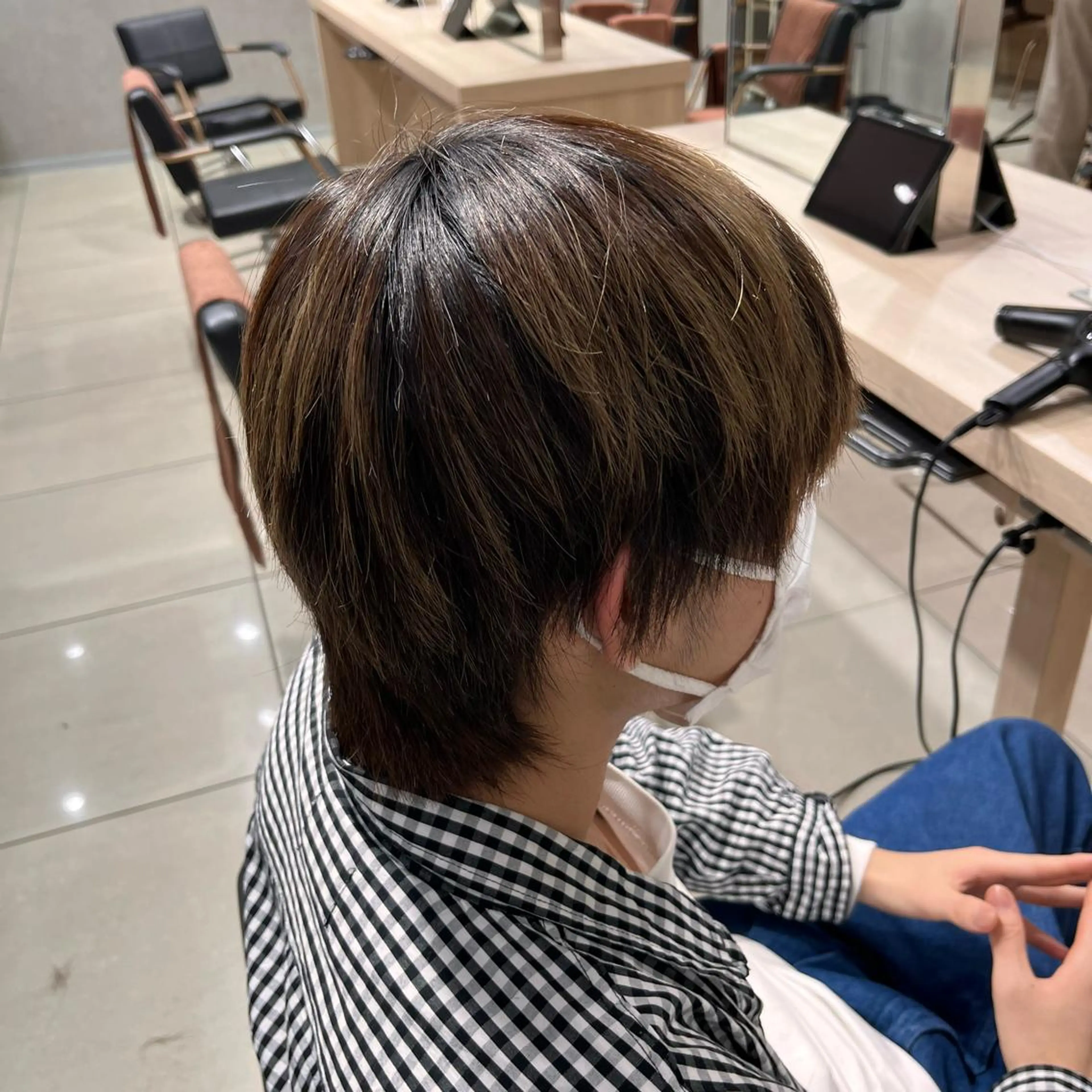 メンズ 巖本 真希のヘアスタイル