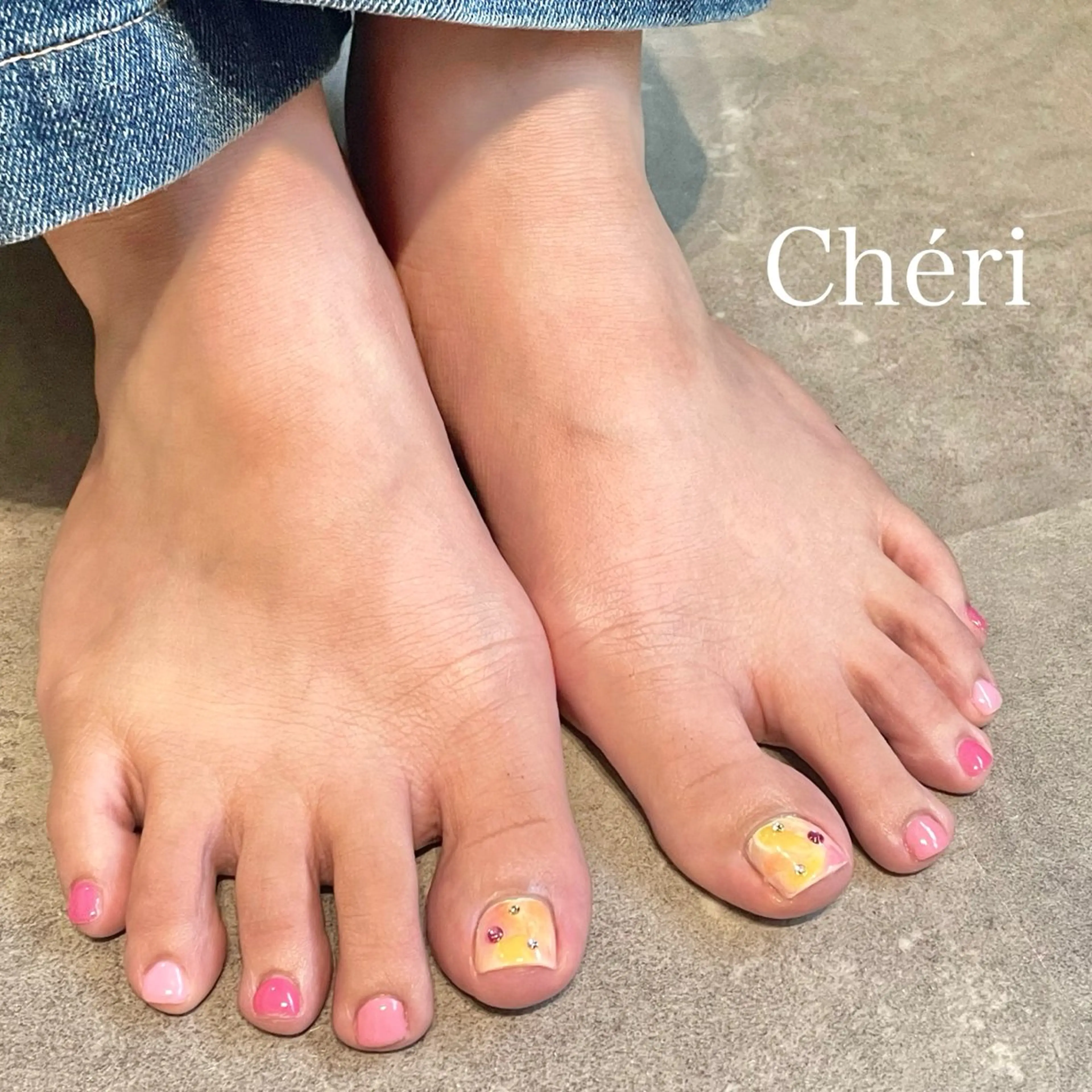 ネイル フットネイル Chéri所属・Chéri［シェリ］ nailsのネイルデザイン