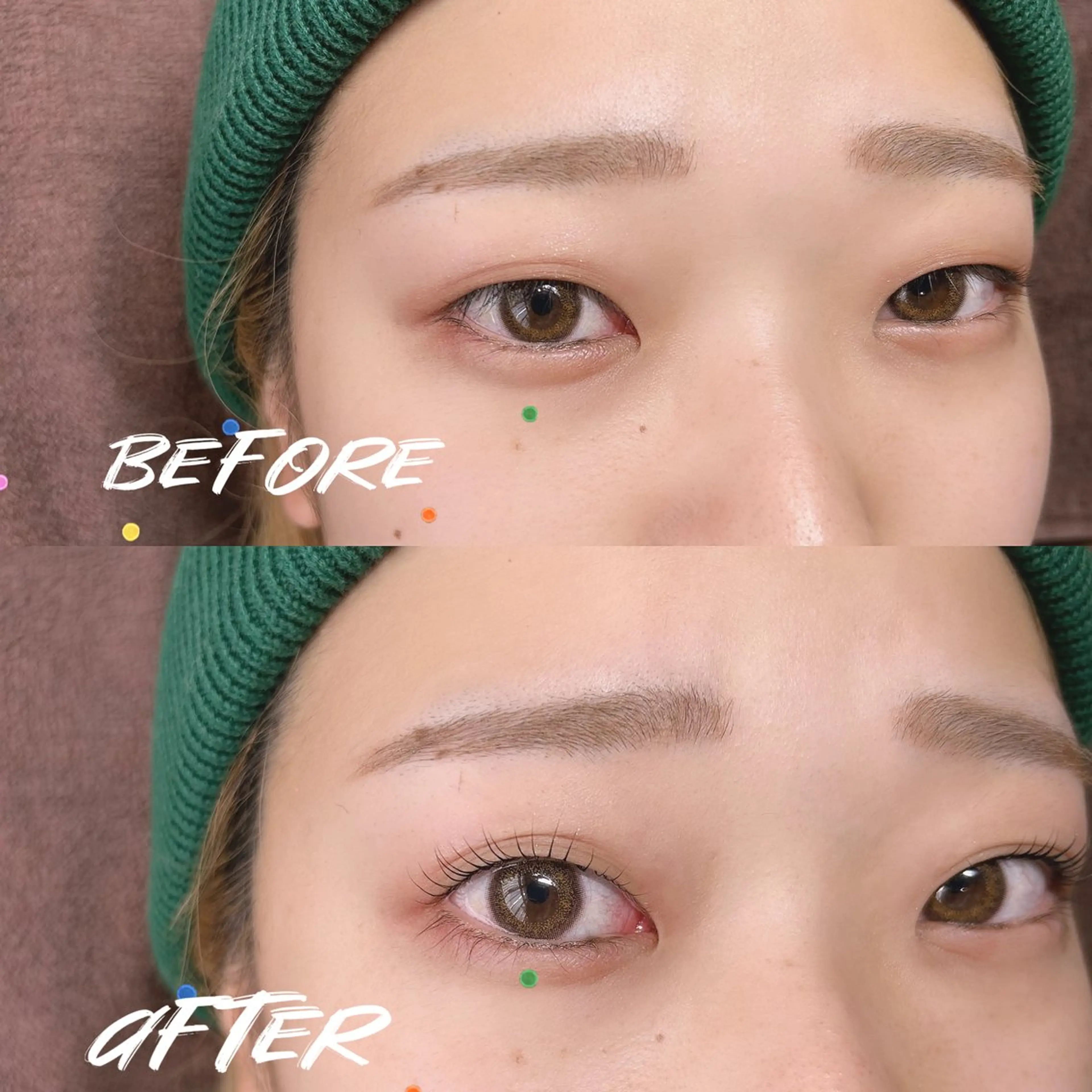 マツエク・マツパ 阿部 知世のマツエク・マツパデザイン