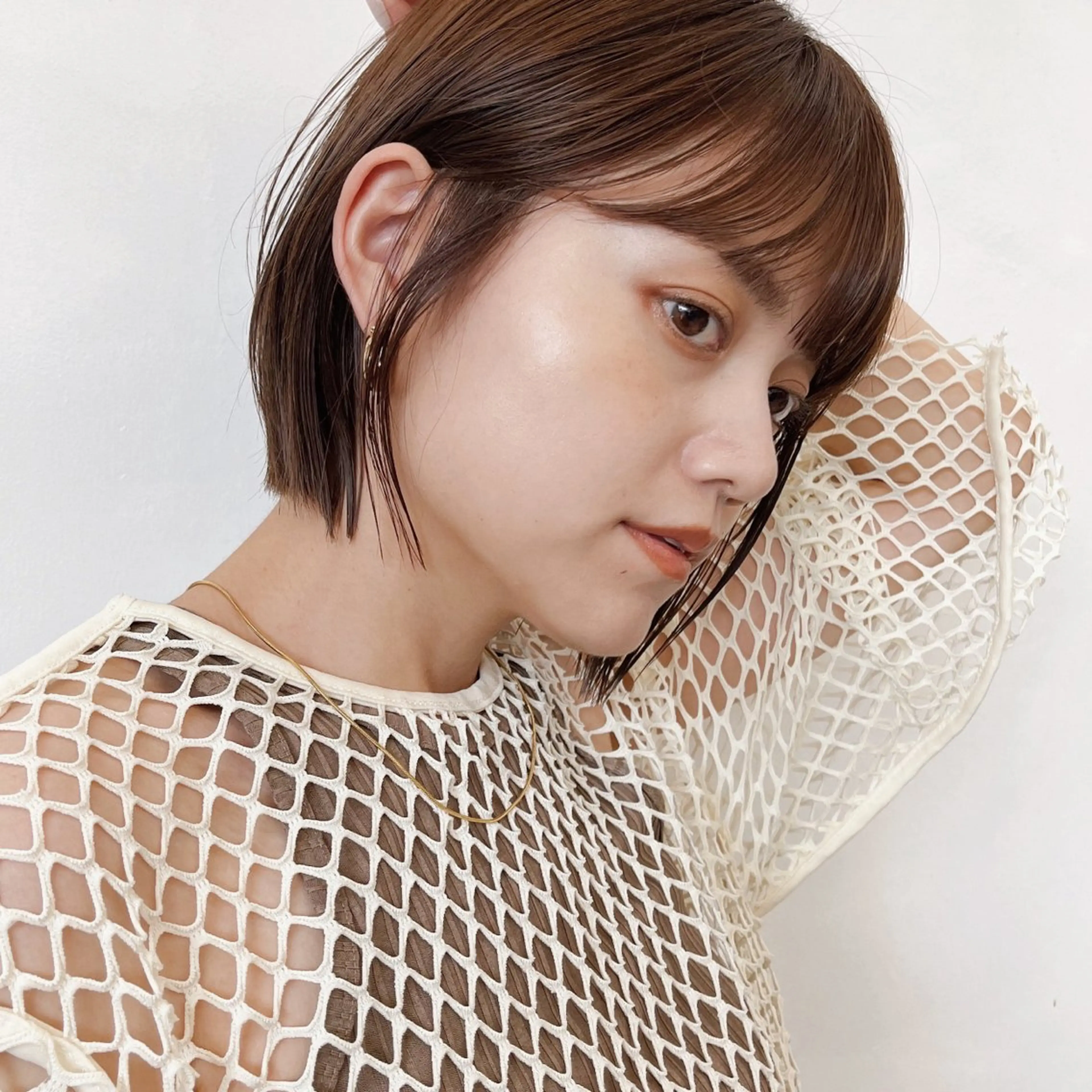 ショート ボブ SYUK高円寺所属・ベージュ/暖色カラー /ボブ/ミカのヘアスタイル