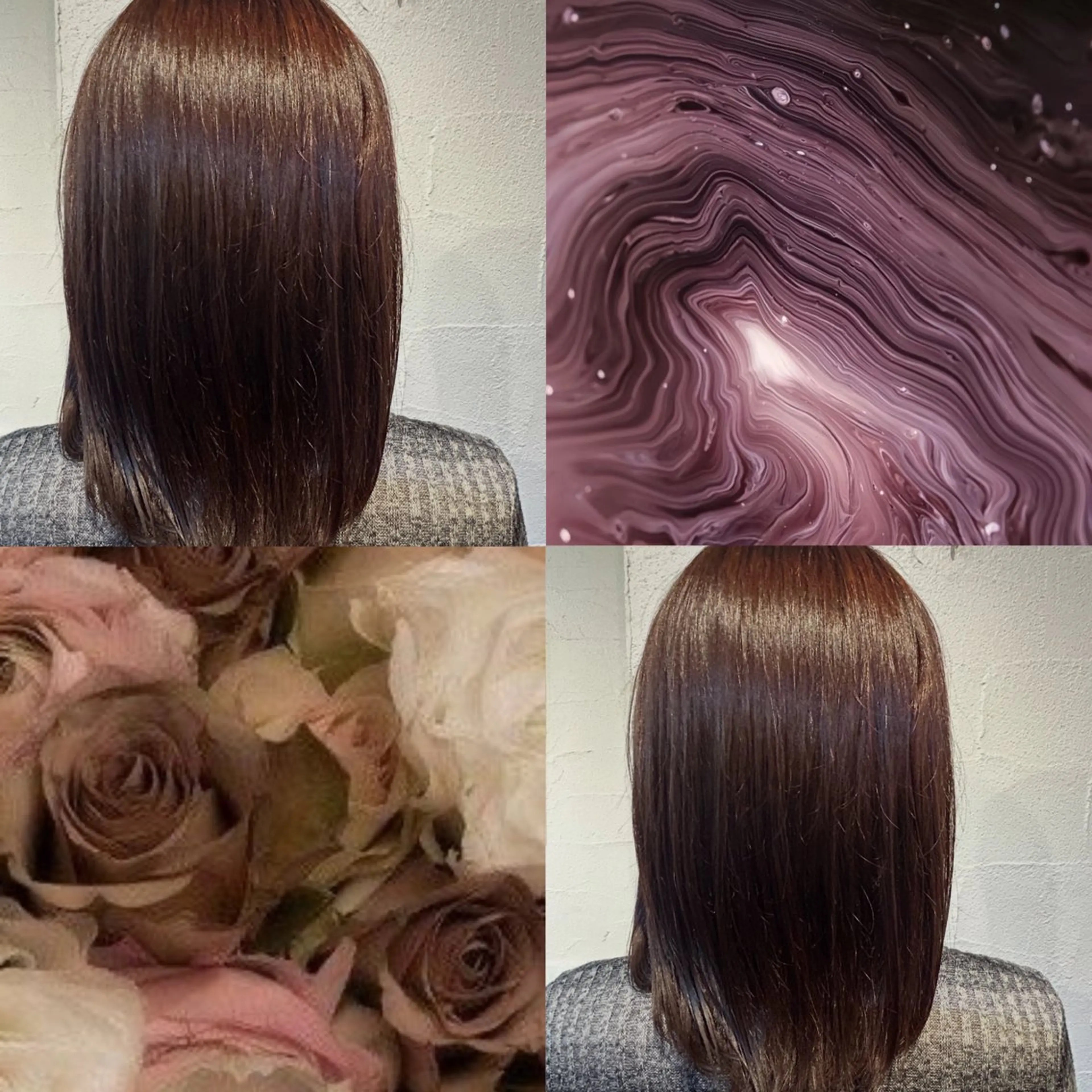 ミディアム カラー 半澤 亜実🪐/縮毛矯正のヘアスタイル