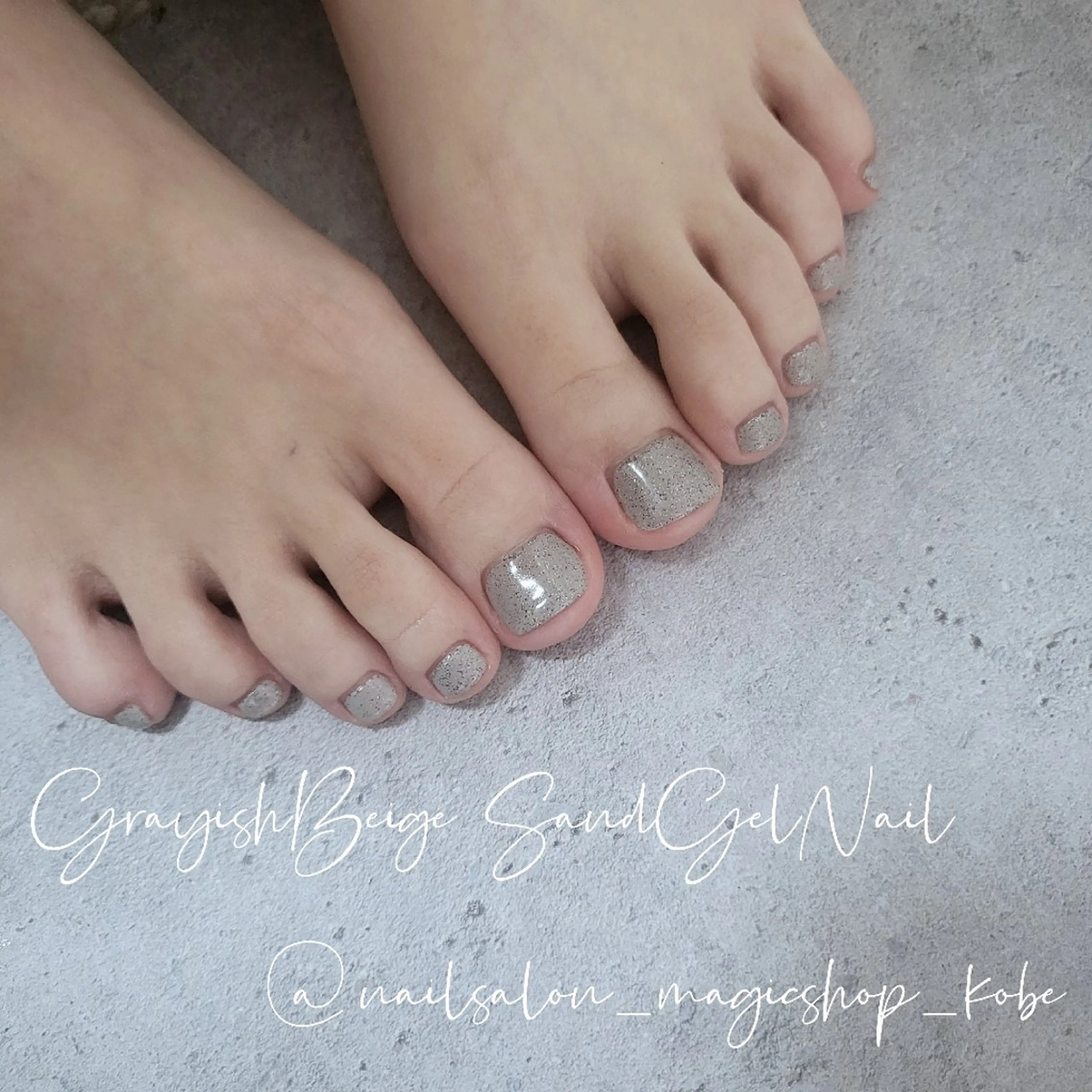 ネイル フットネイル ジェルネイル ワンカラーネイル ソフトジェル フットネイル Nailsalon MagicShopのネイルデザイン