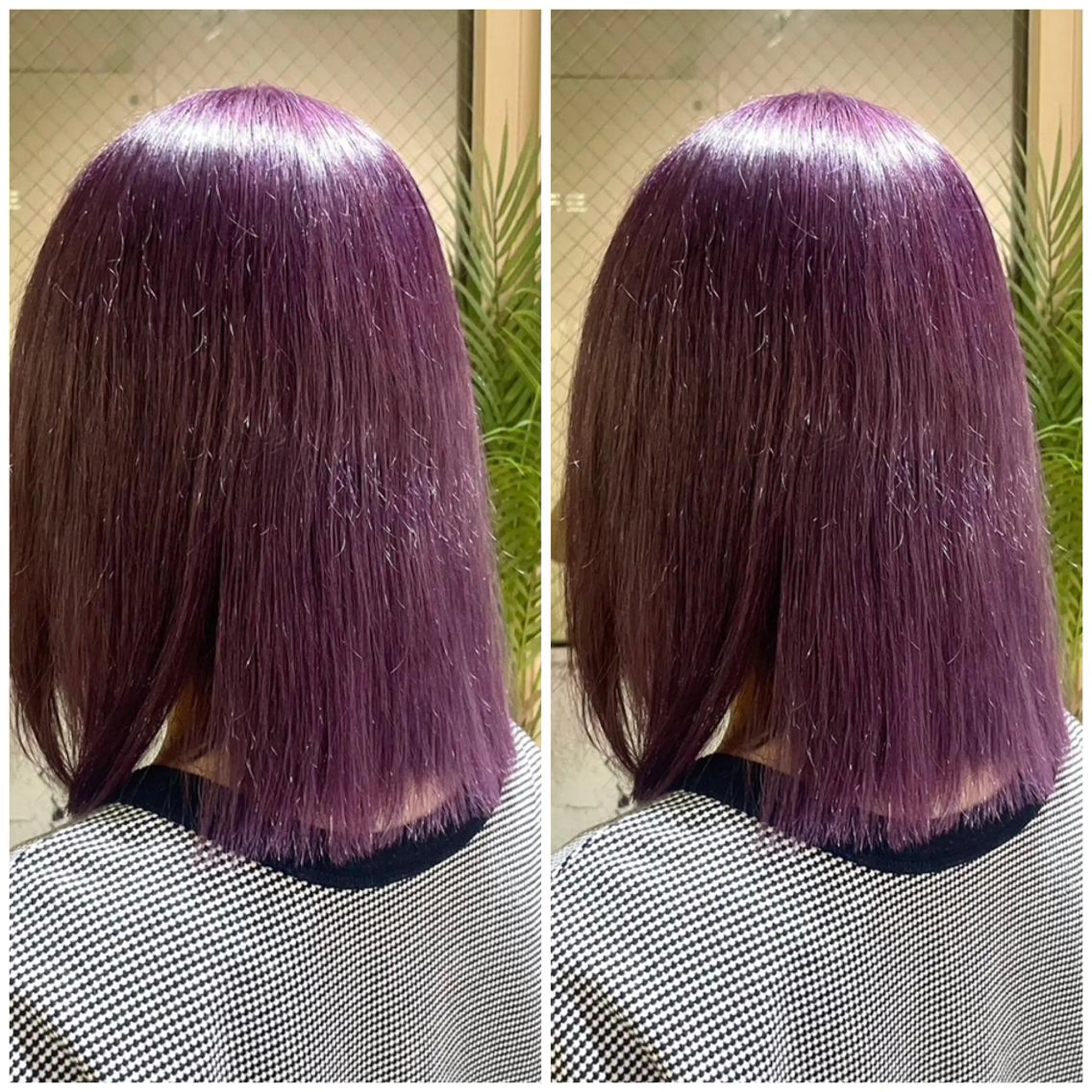 ミディアム パープルカラー 🦋プルエクステ ARISA🦋のヘアスタイル