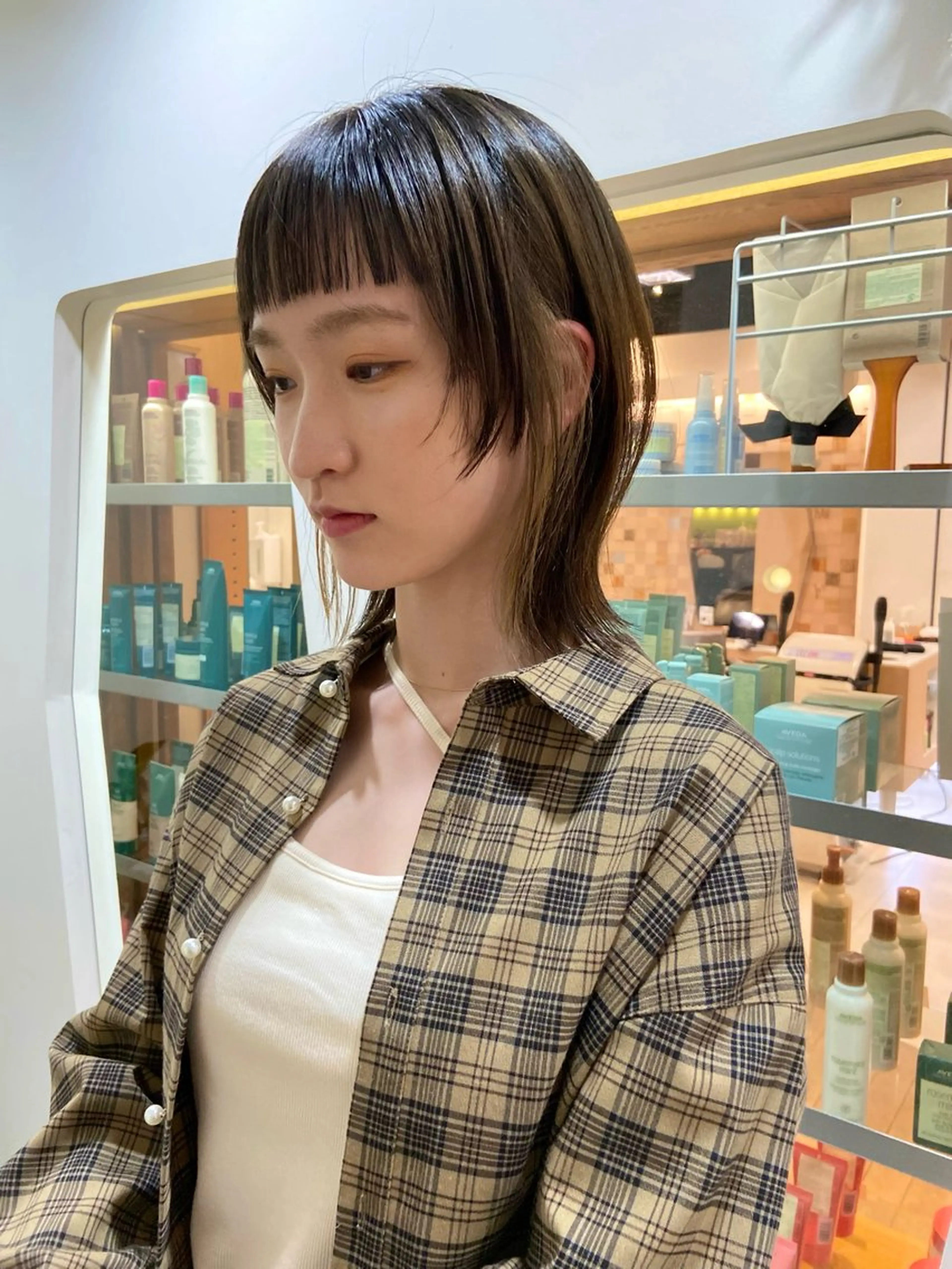 ショート 青木龍樹/パーマモデ ル/似合わせパーマのヘアスタイル