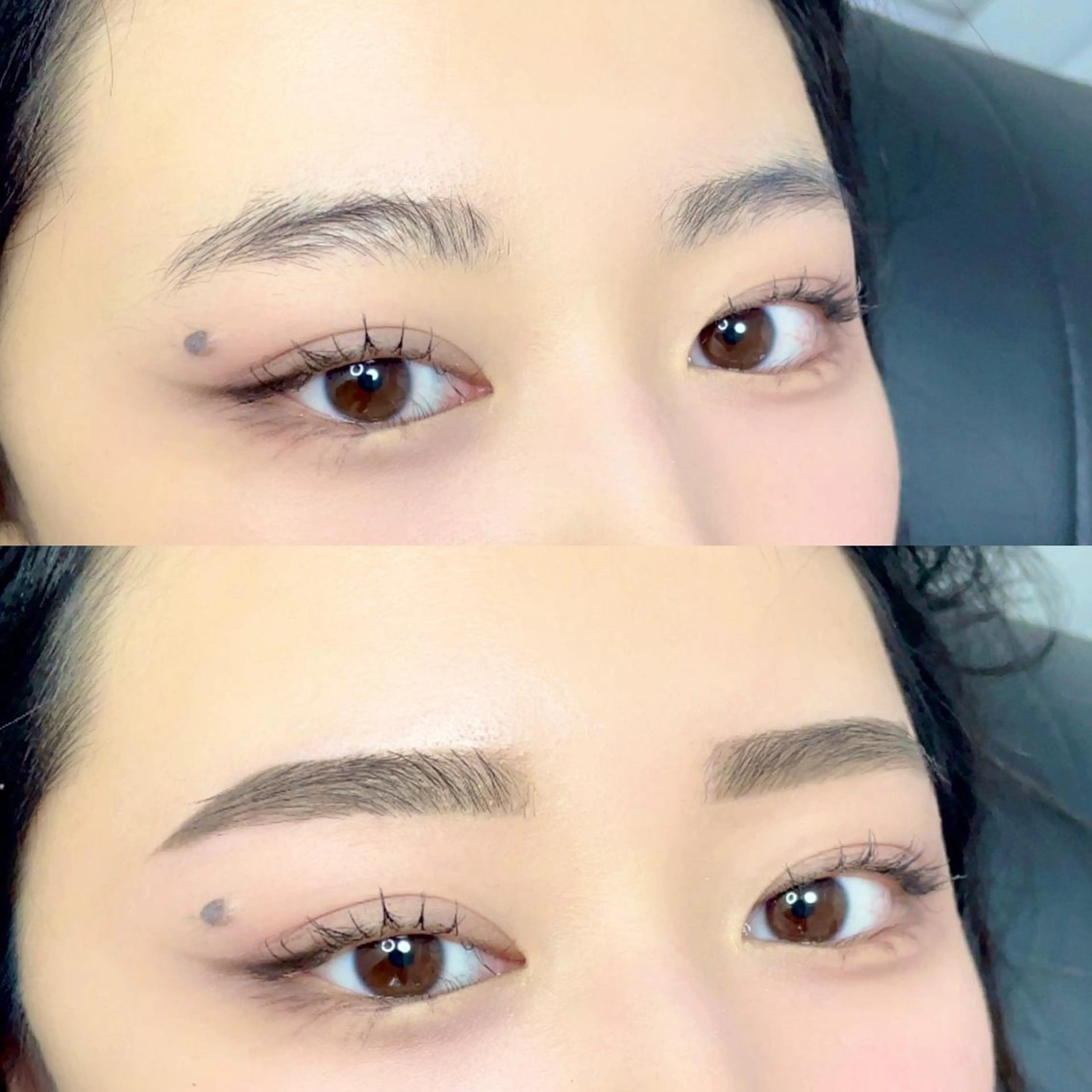 アイブロウ ハリウッドブロウリフト 眉毛ワックス脱毛 Heileebrow 天神店 hana💟のマツエク・マツパデザイン