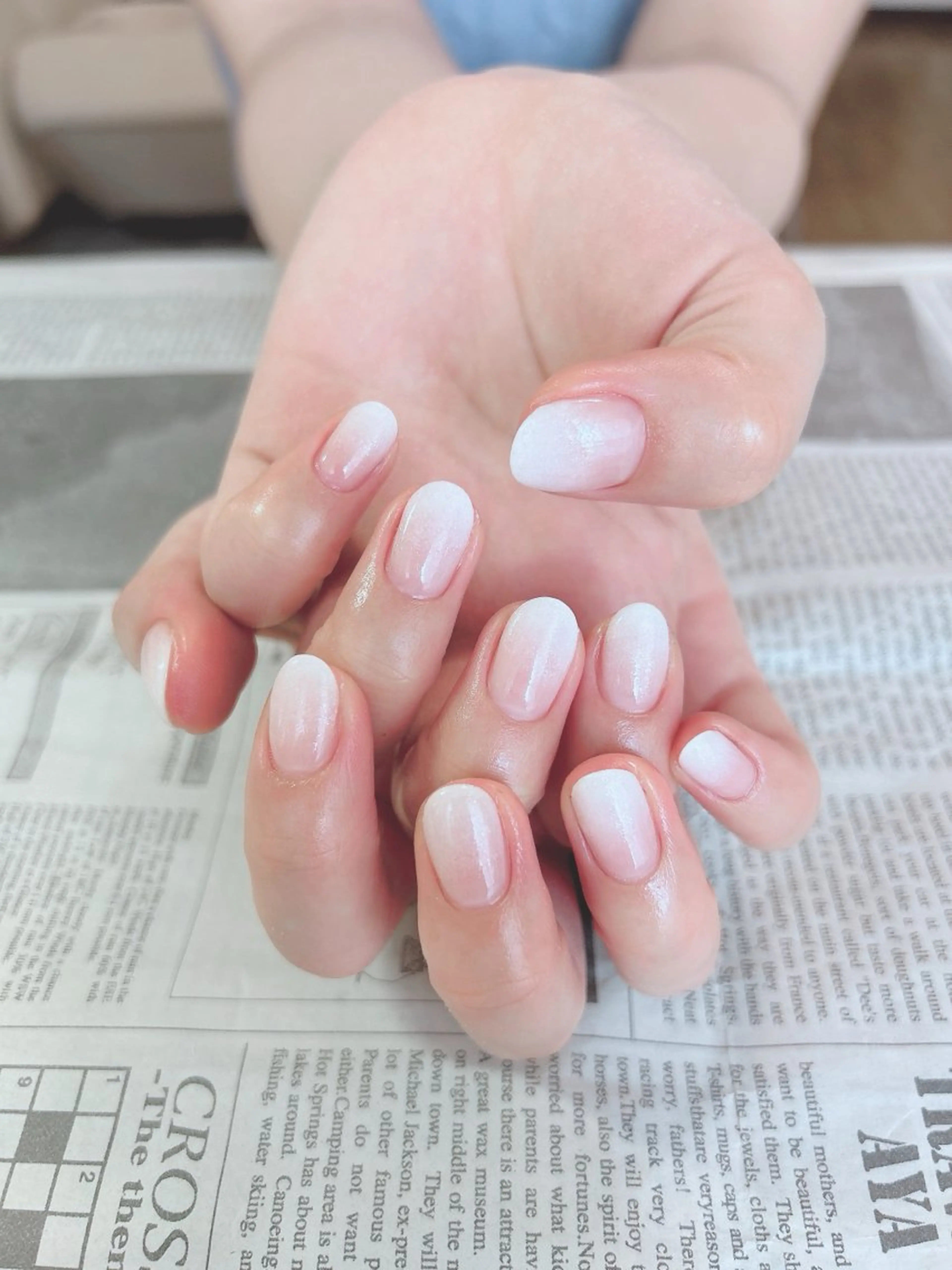 ネイル グラデーション ハンドネイル ハンドケア 森山 舞のネイルデザイン