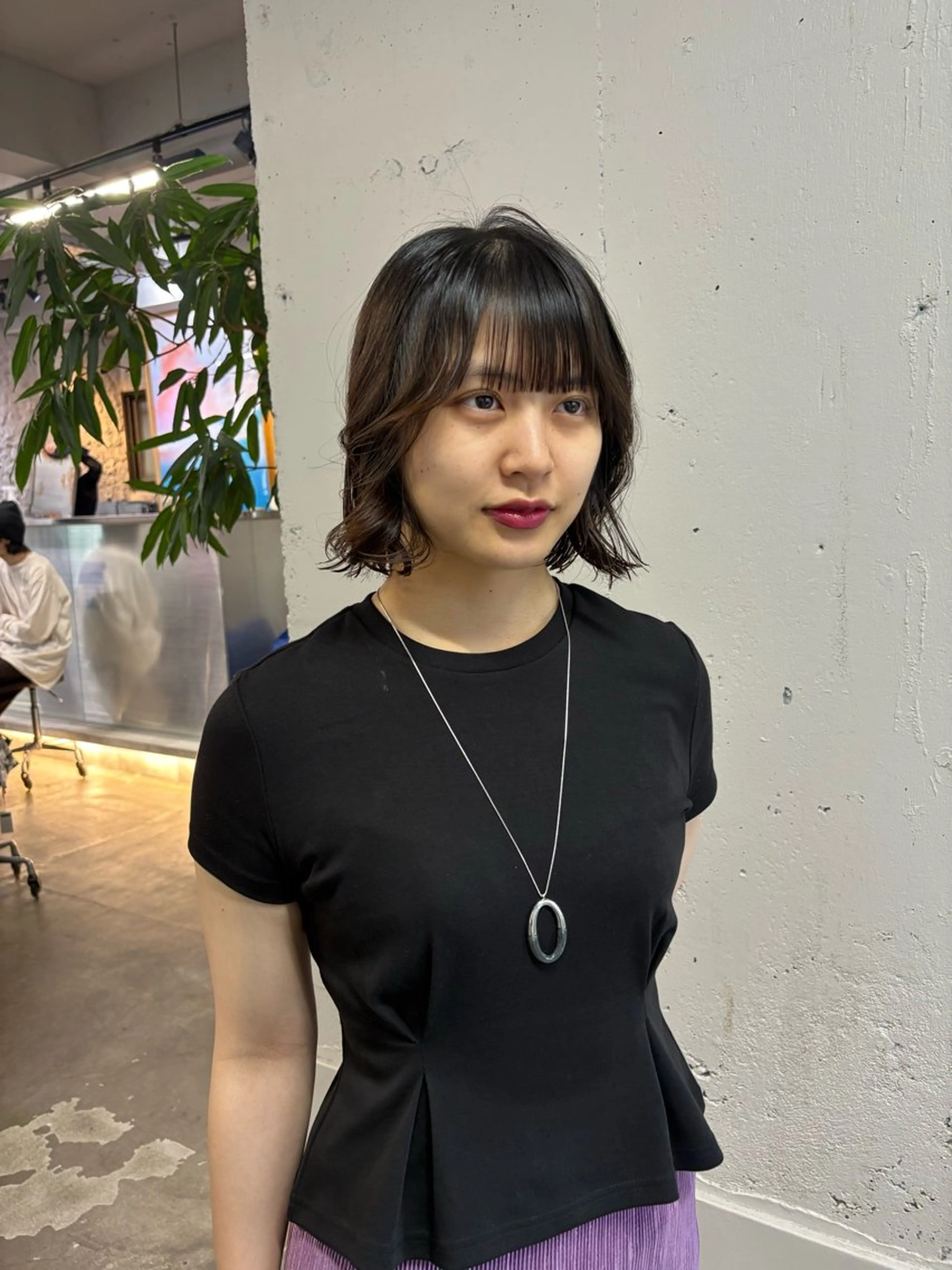 ショート カラー ハイトーン レイヤー🎀meiのヘアスタイル