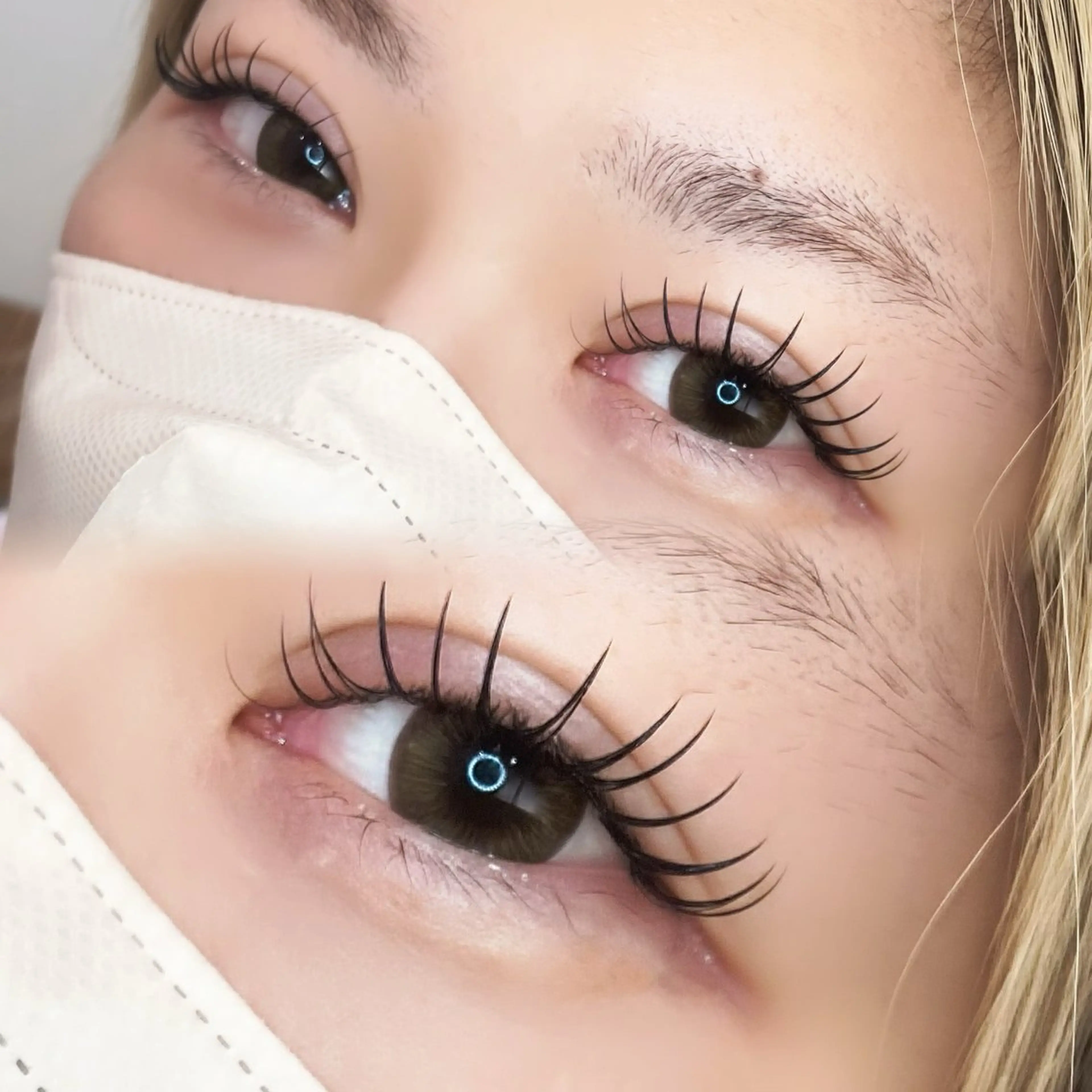 マツエク・マツパ 束感まつ毛 フラットラッシュ Belle所属・山﨑 早織のマツエク・マツパデザイン