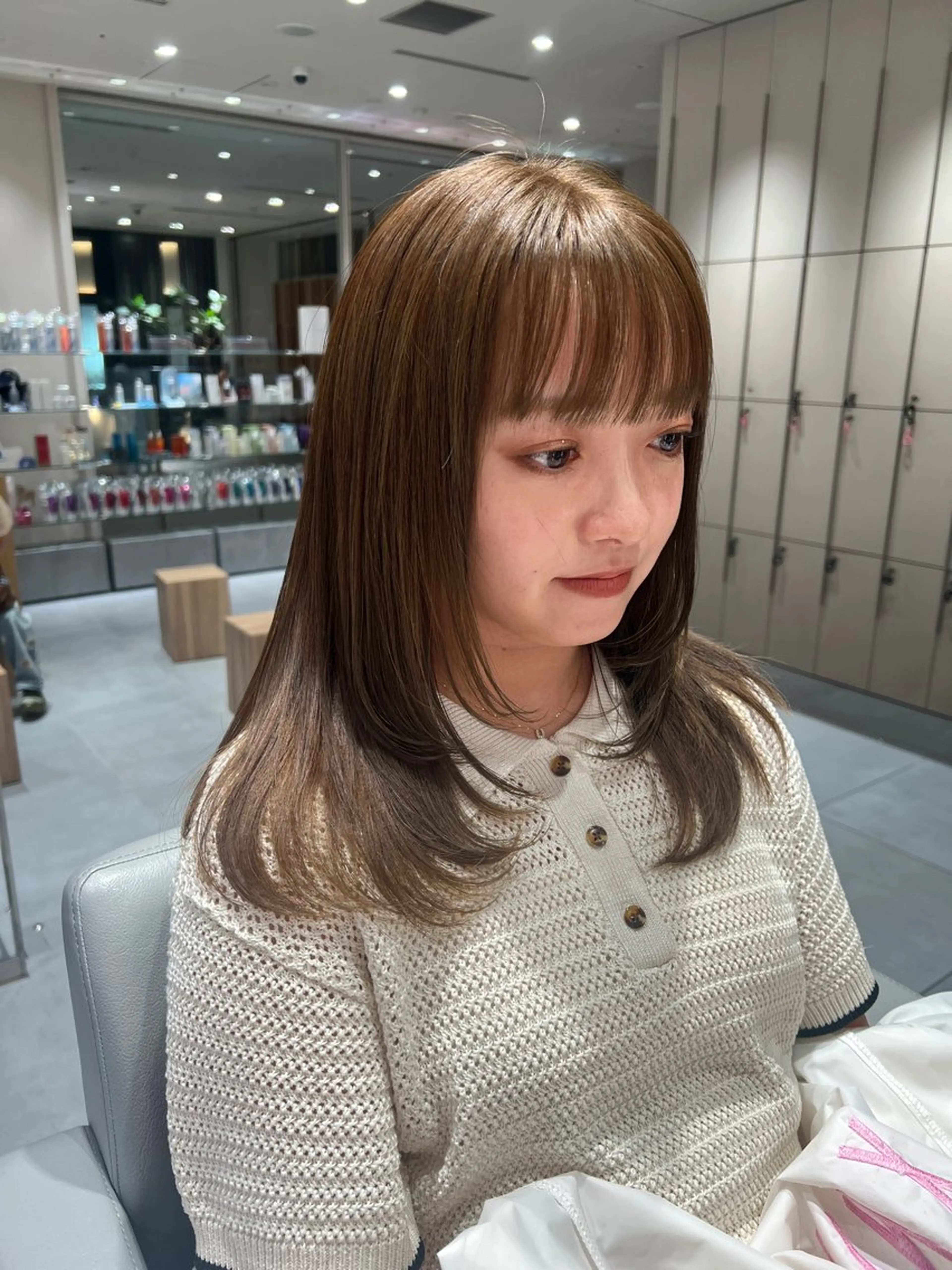 ロング カラー ブリーチ 透明感カラー レイヤーカット カット ヘアカラー kako　ショート ボブのヘアスタイル