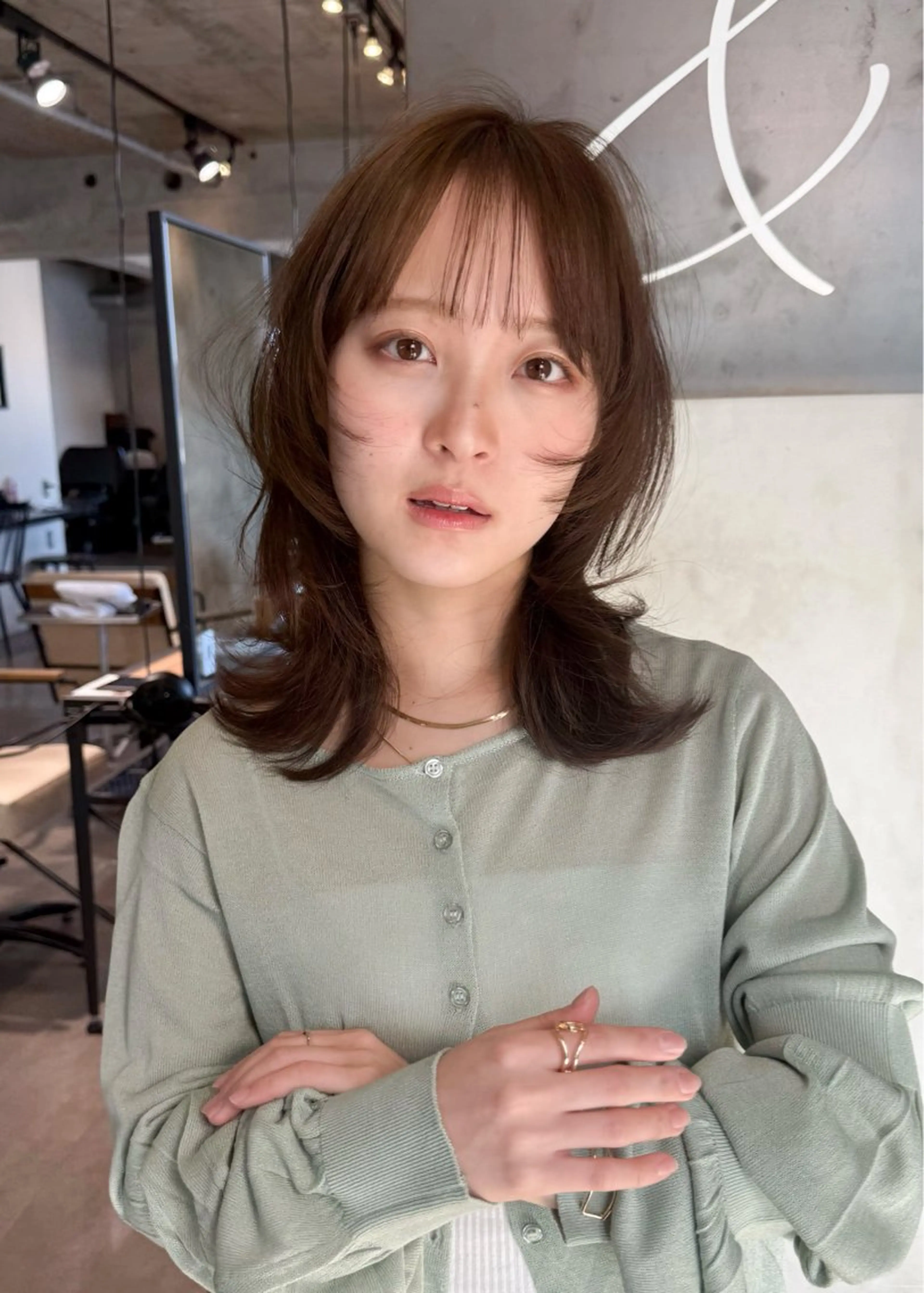 ミディアム カラー カット ヘアカラー Koko . 【高円寺】のヘアスタイル