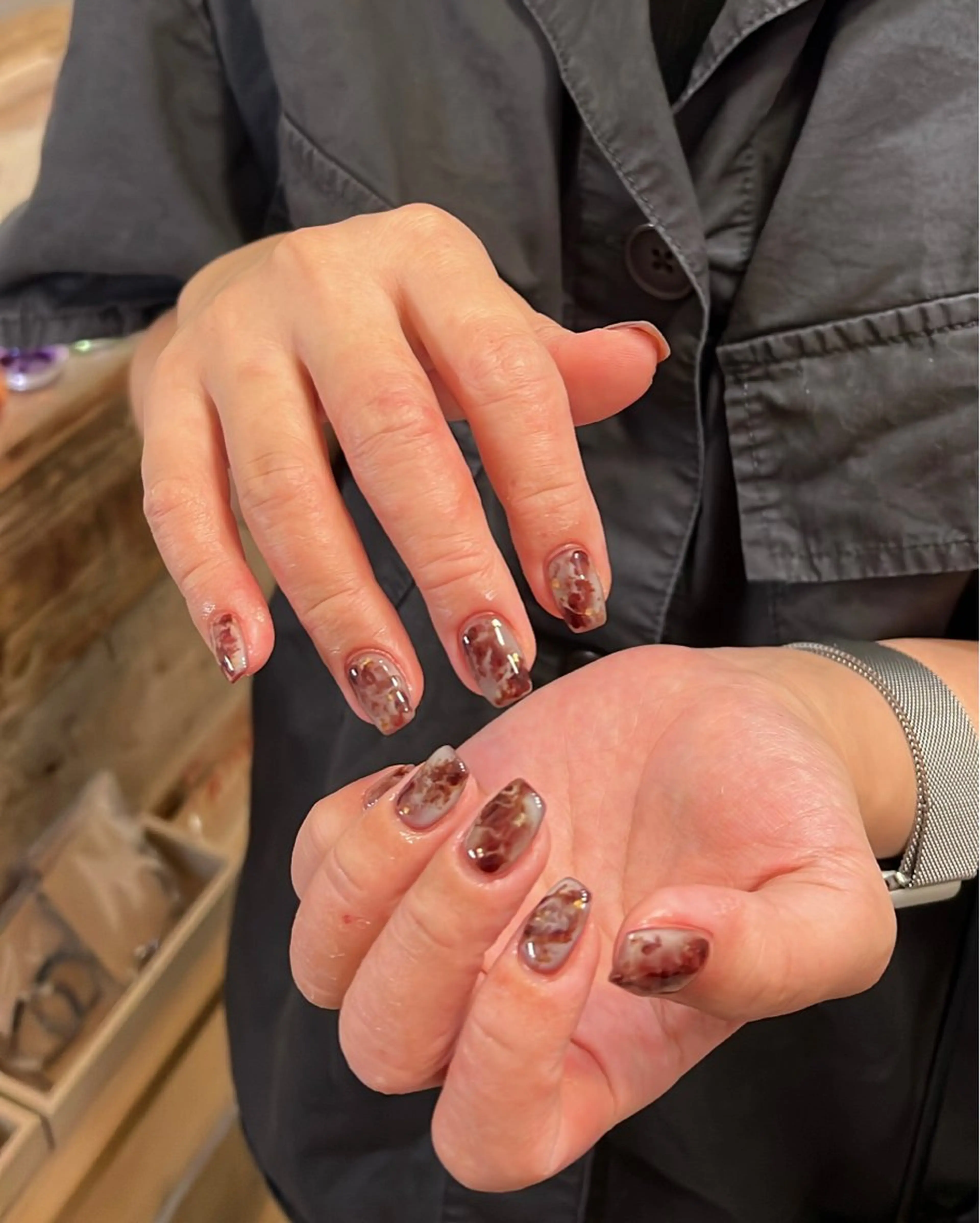 ネイル ハンドネイル フットネイル ハンドケア Nes.Nail所属・Miyagi Asamiのネイルデザイン