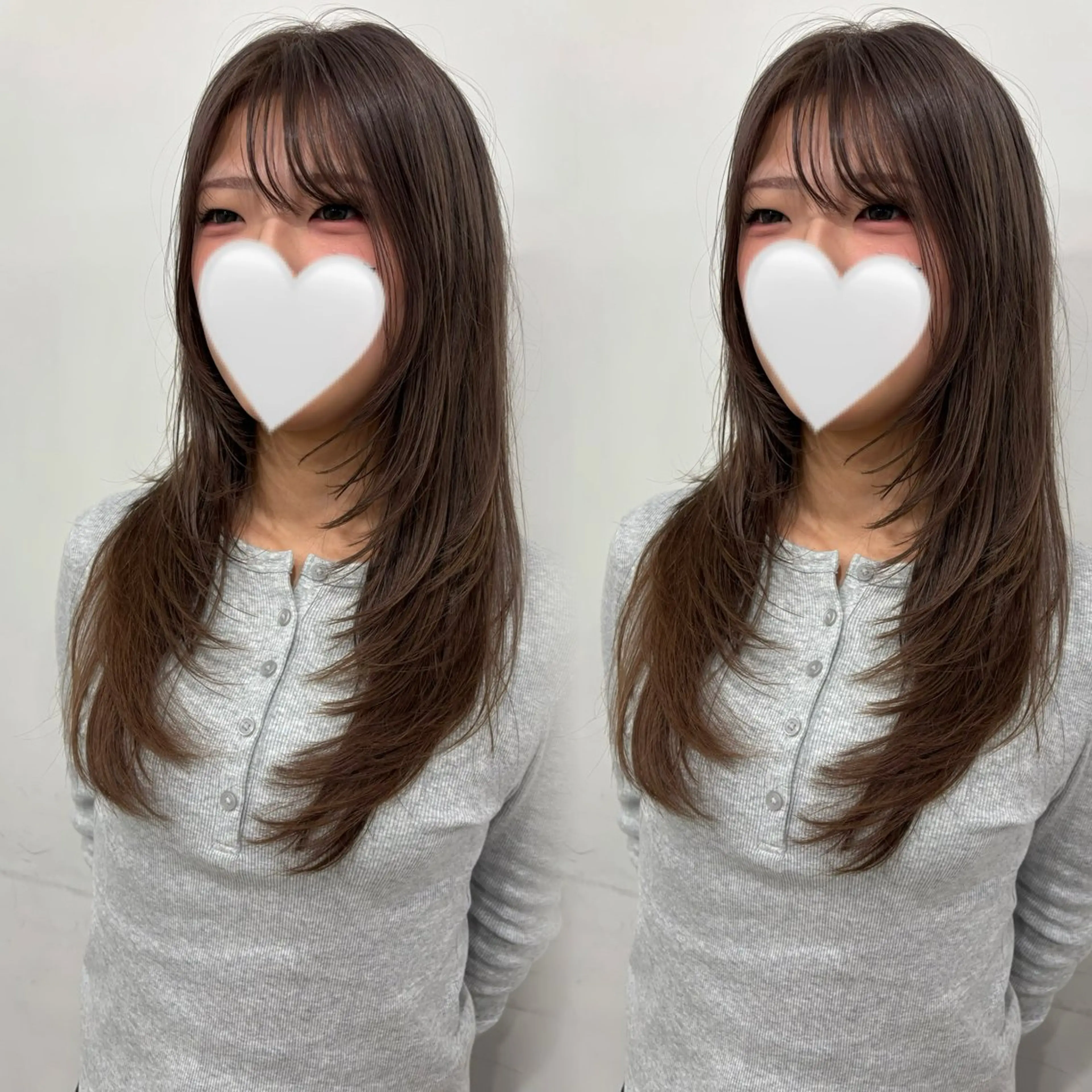 ロング カラー カット ヘアカラー デザインカラー/ ハイトーン🍀白石のヘアスタイル