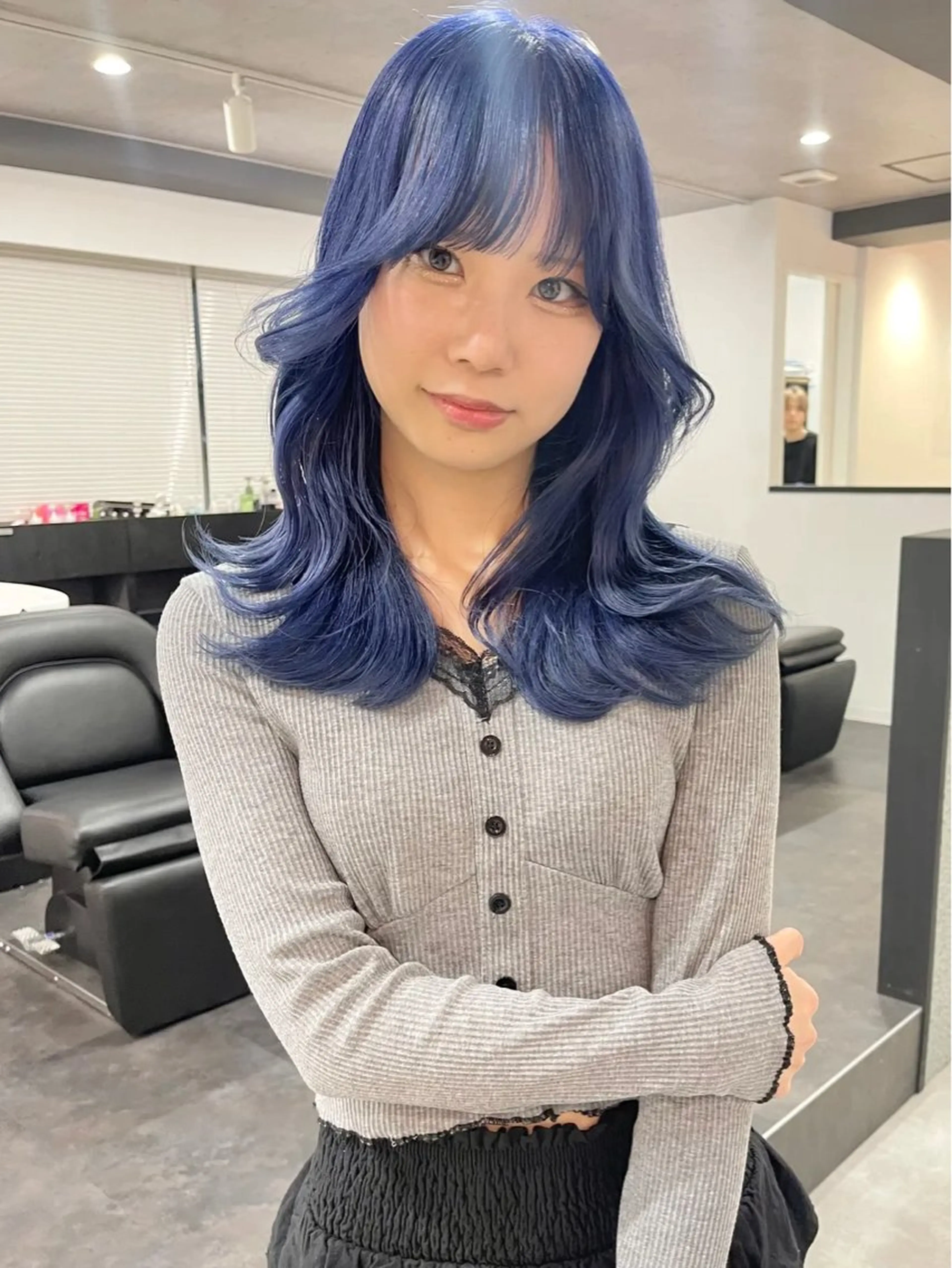 🌼ブリーチなしワンカラー➕5stepトリートメント🐝の写真