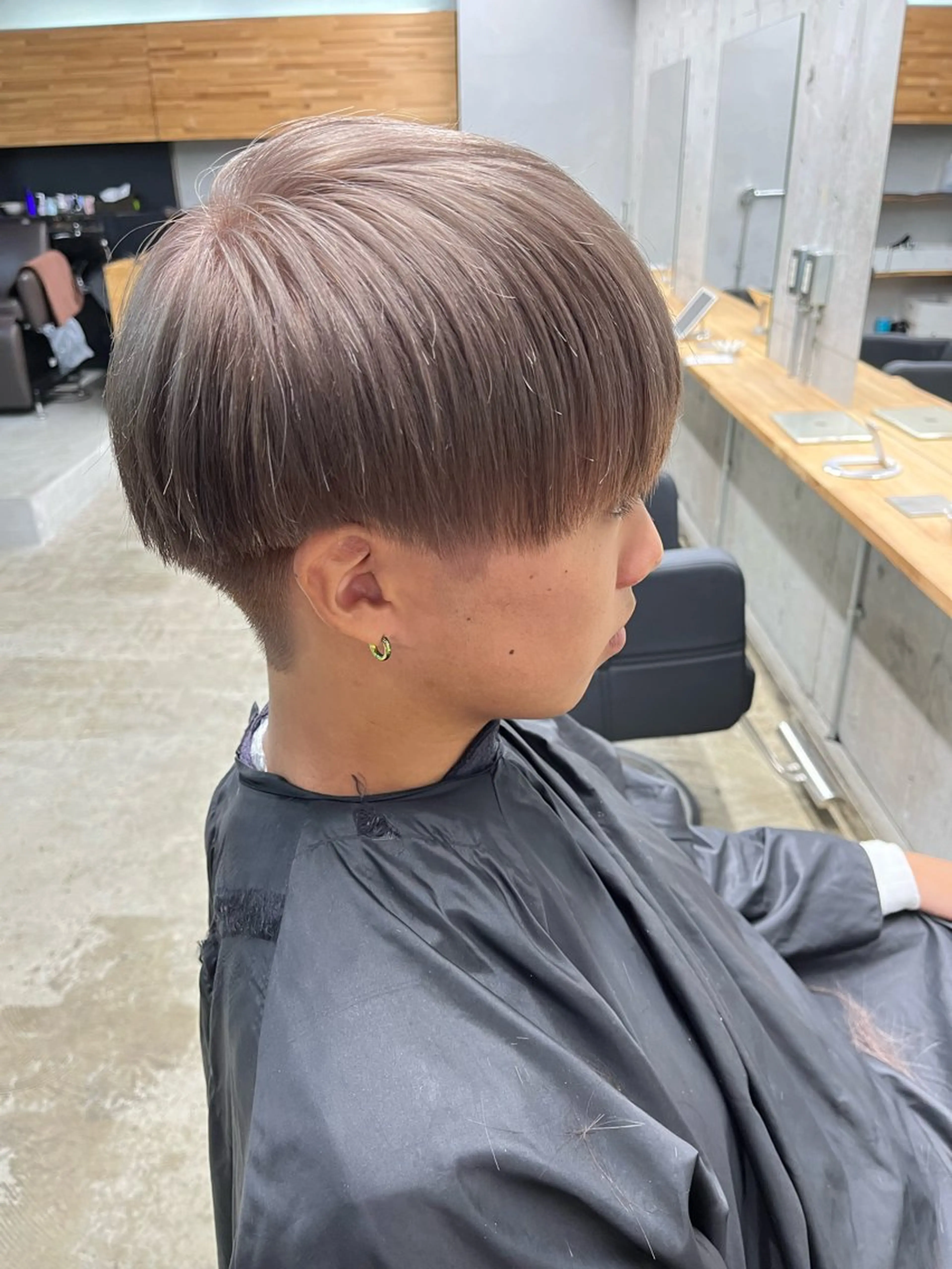 カラー メンズ カット ヘアカラー トリートメント アキト/ メンズ/透明感暗髪のヘアスタイル