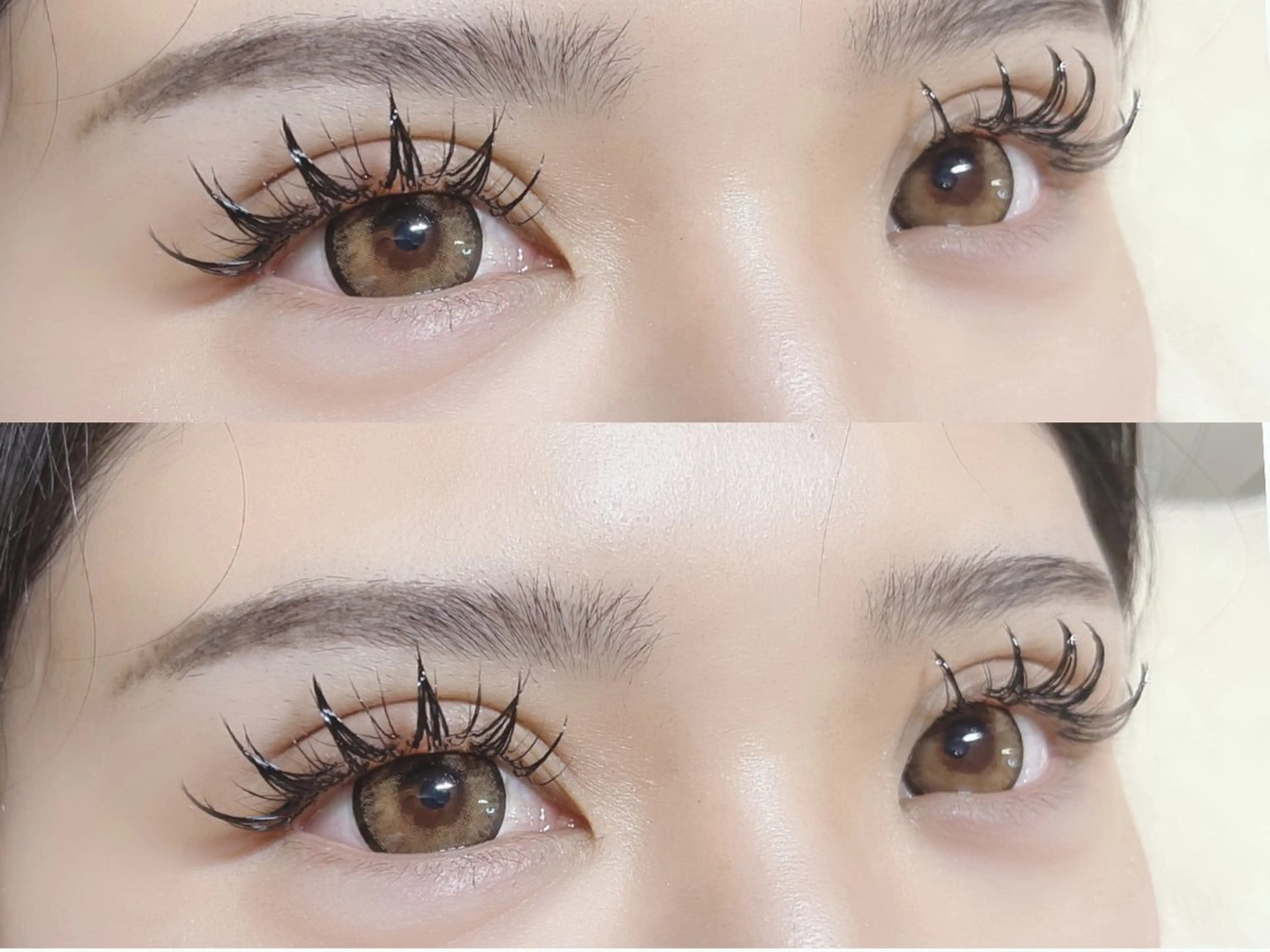 マツエク・マツパ 付け放題 バインドロック 束感まつ毛 フラットラッシュ パリジェンヌラッシュリフト マツエク オーロラ所属・AURORA RINAのマツエク・マツパデザイン