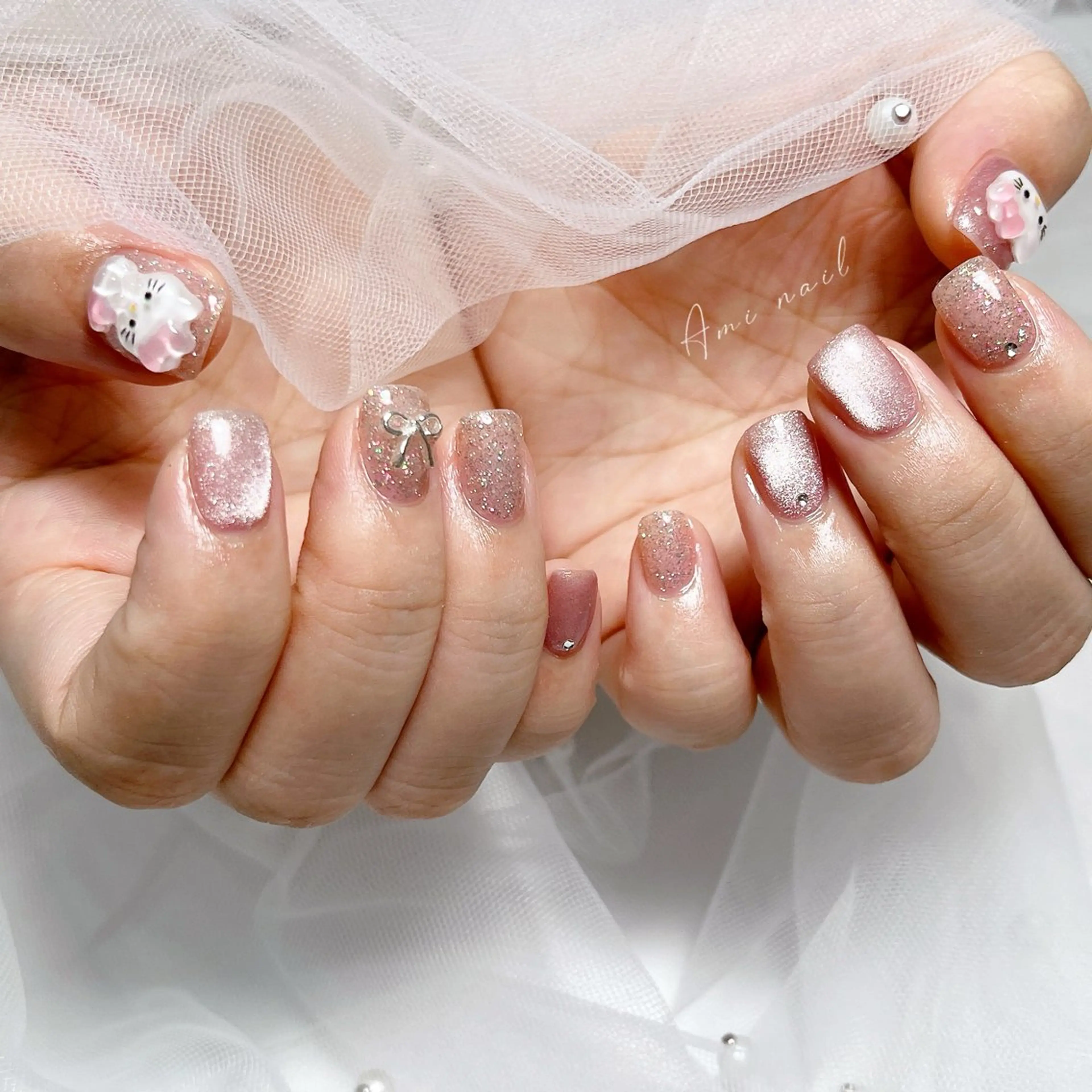 ネイル フラッシュネイル マグネットネイル Manami Kのネイルデザイン